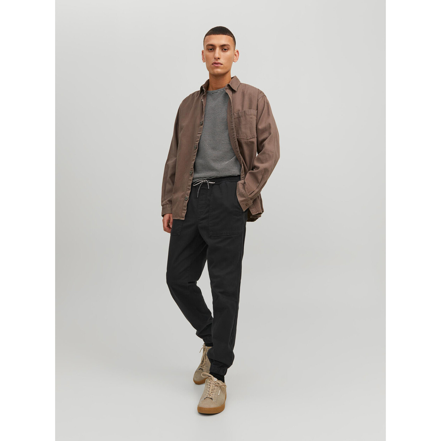Jack&Jones Джогъри Gordon 12229712 Черен Regular Fit - Pepit.bg