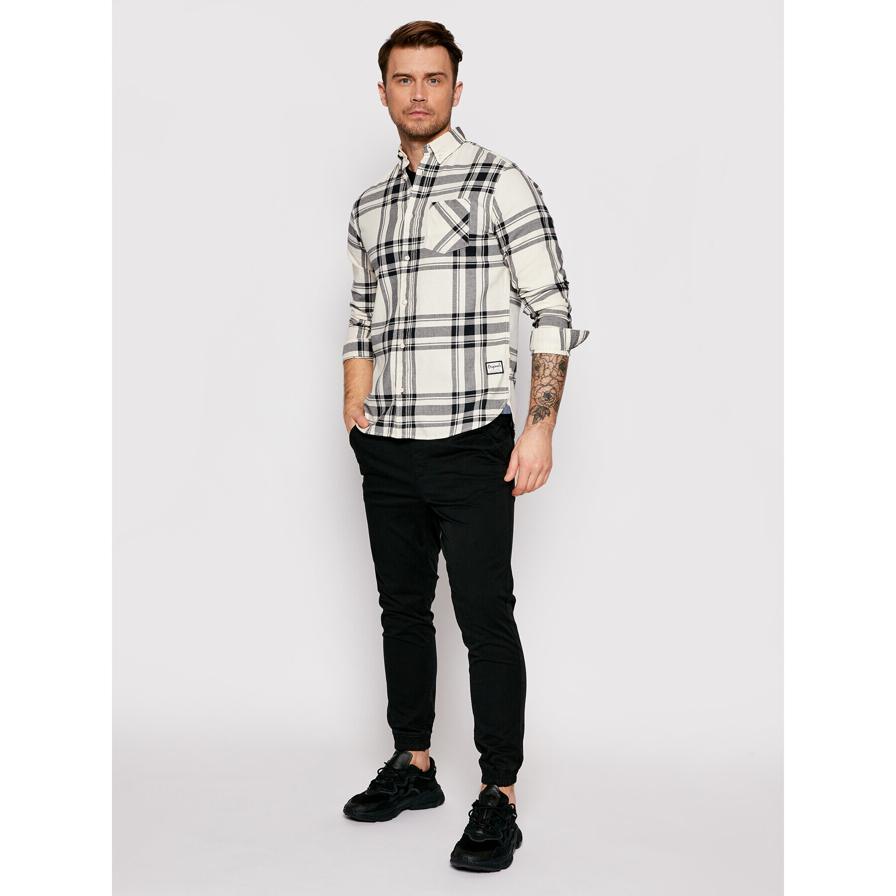 Jack&Jones Джогъри Gordon Lane Akm 12182548 Черен Regular Fit - Pepit.bg