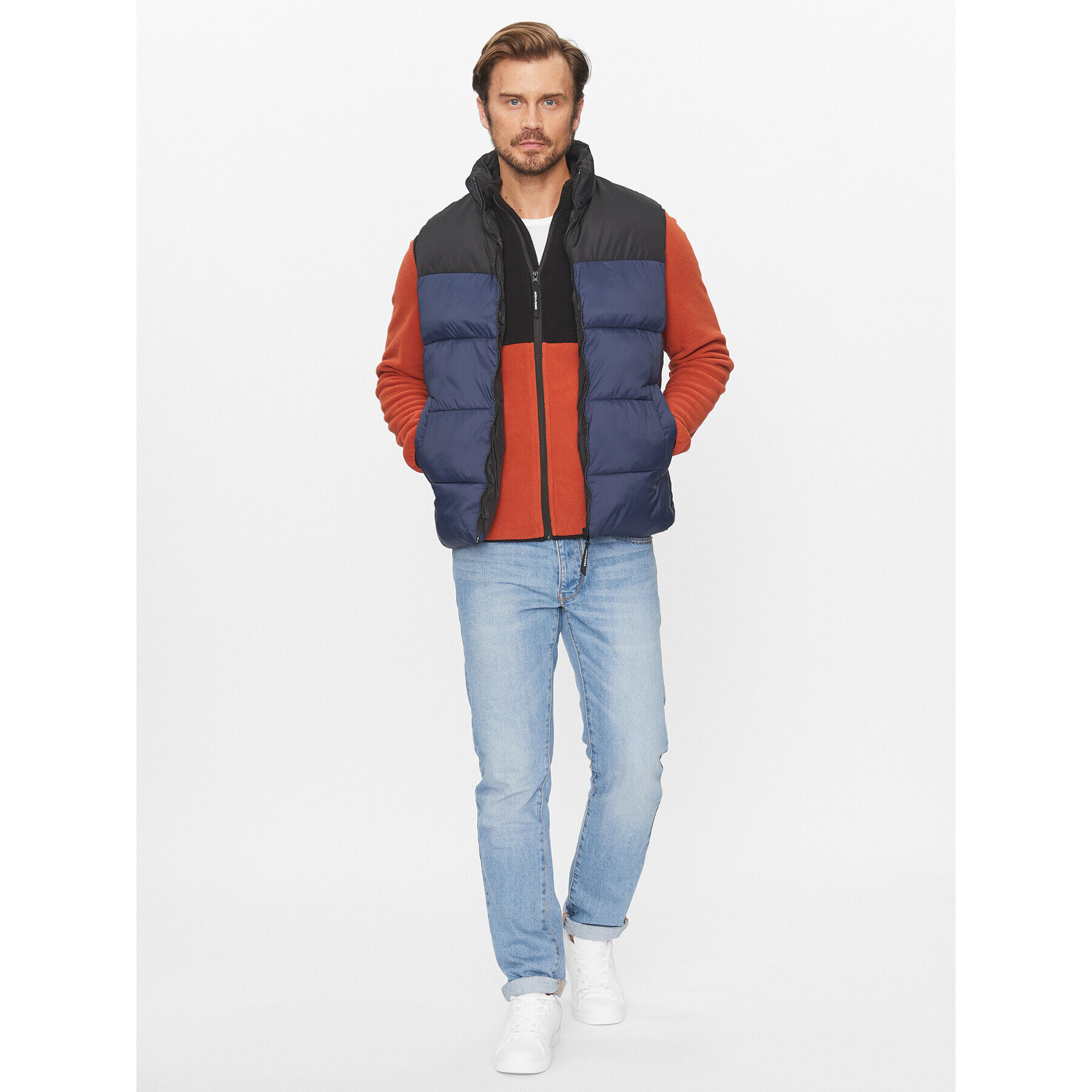 Jack&Jones Елек 12235861 Тъмносин Regular Fit - Pepit.bg