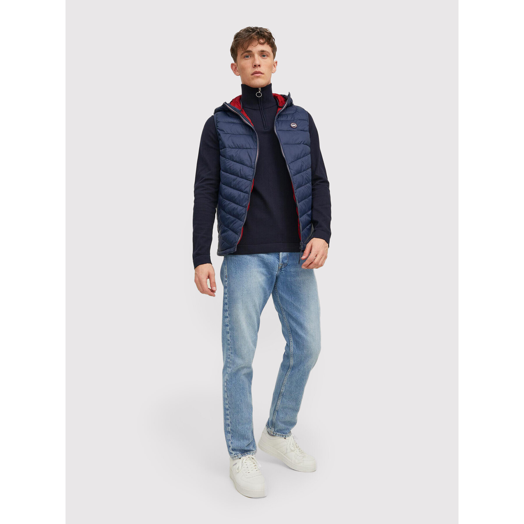 Jack&Jones Елек Hero 12211789 Тъмносин Regular Fit - Pepit.bg