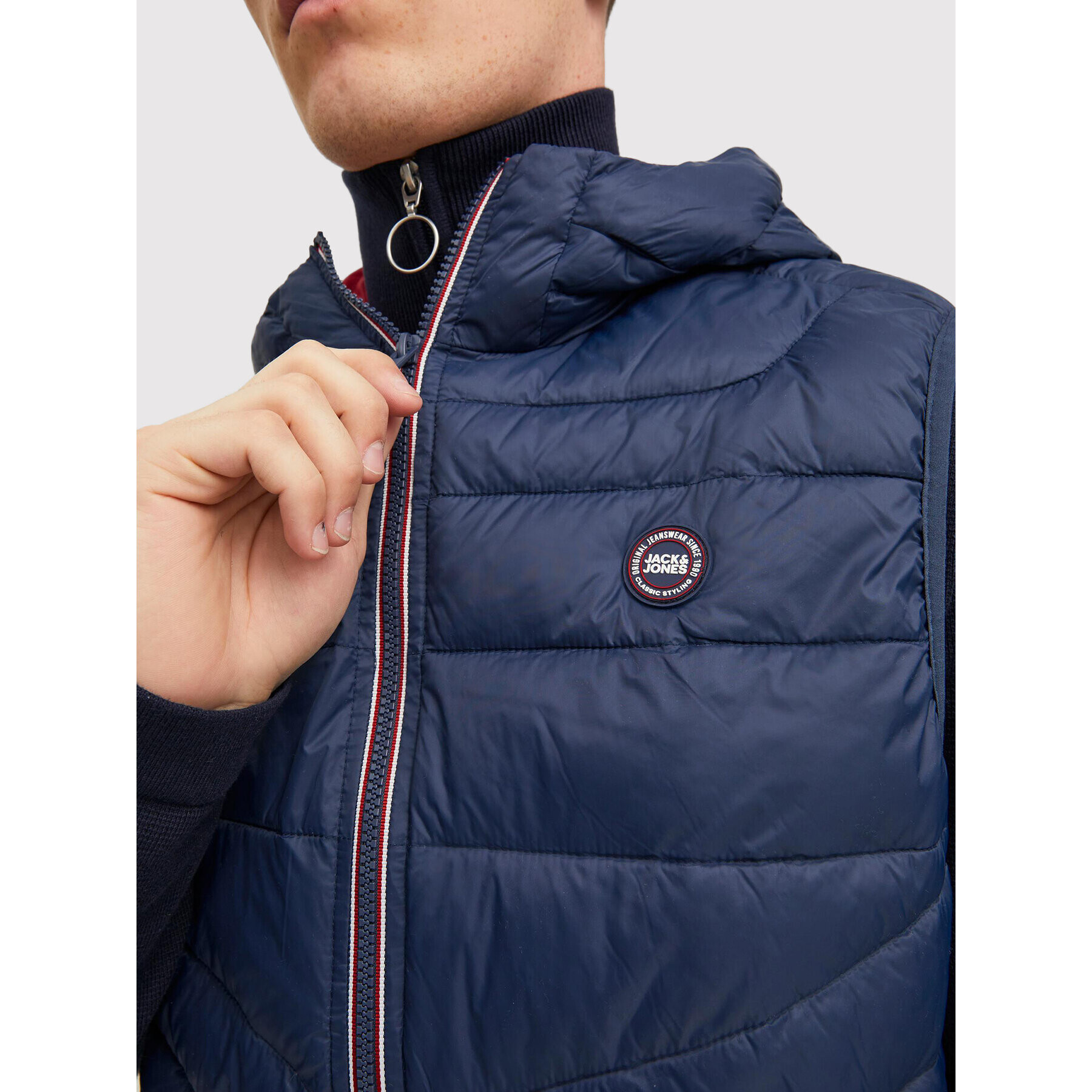 Jack&Jones Елек Hero 12211789 Тъмносин Regular Fit - Pepit.bg