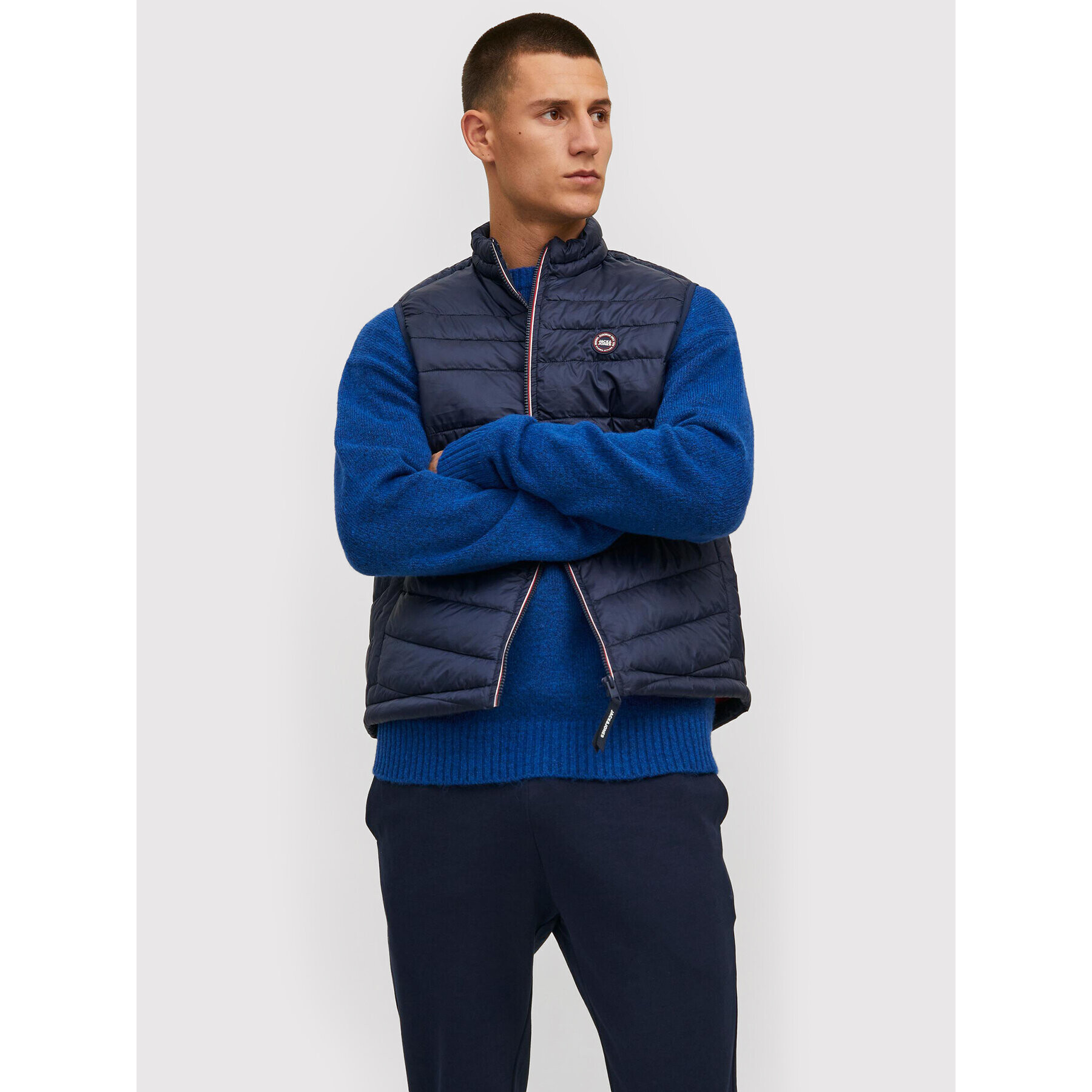 Jack&Jones Елек Hero 12211790 Тъмносин Regular Fit - Pepit.bg