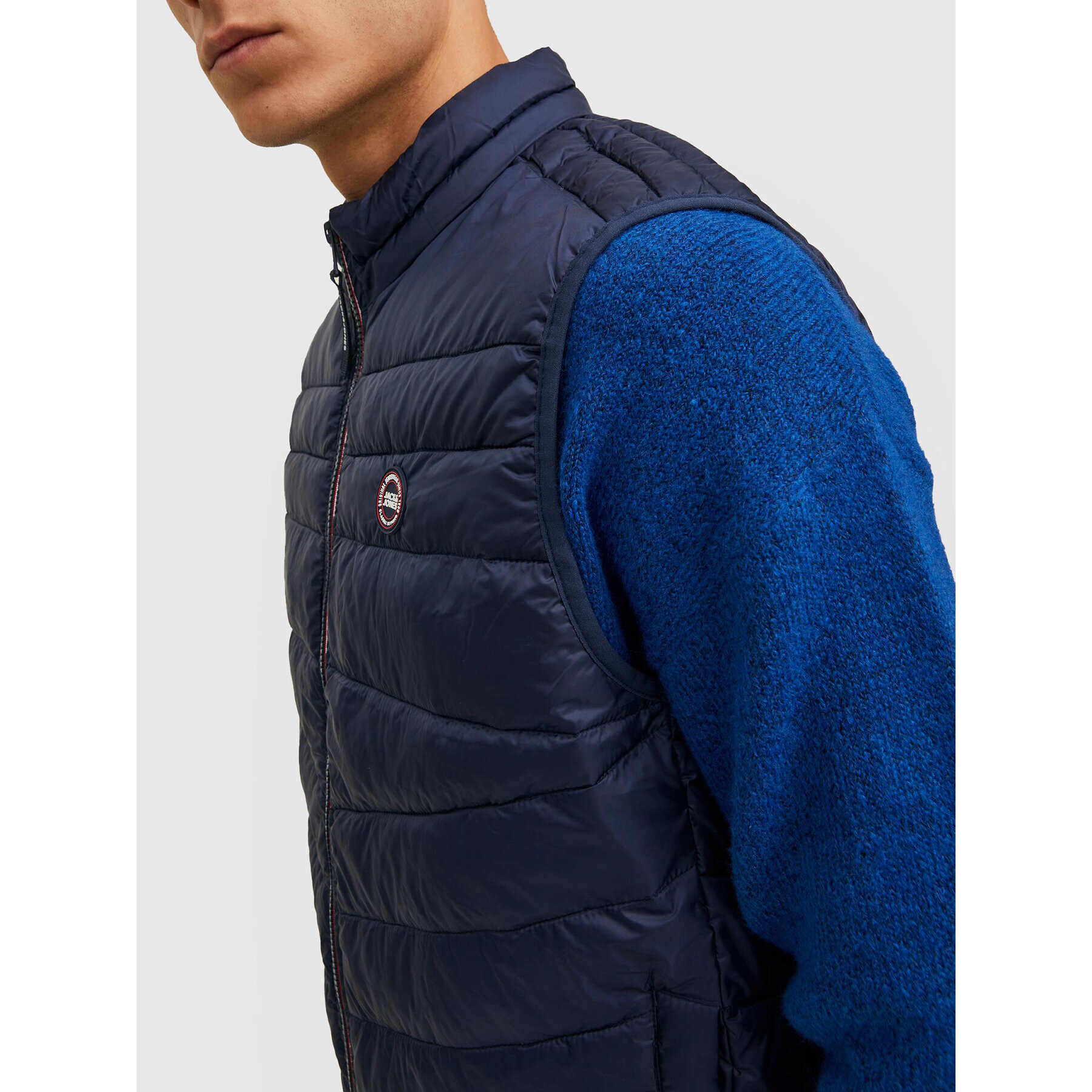 Jack&Jones Елек Hero 12211790 Тъмносин Regular Fit - Pepit.bg