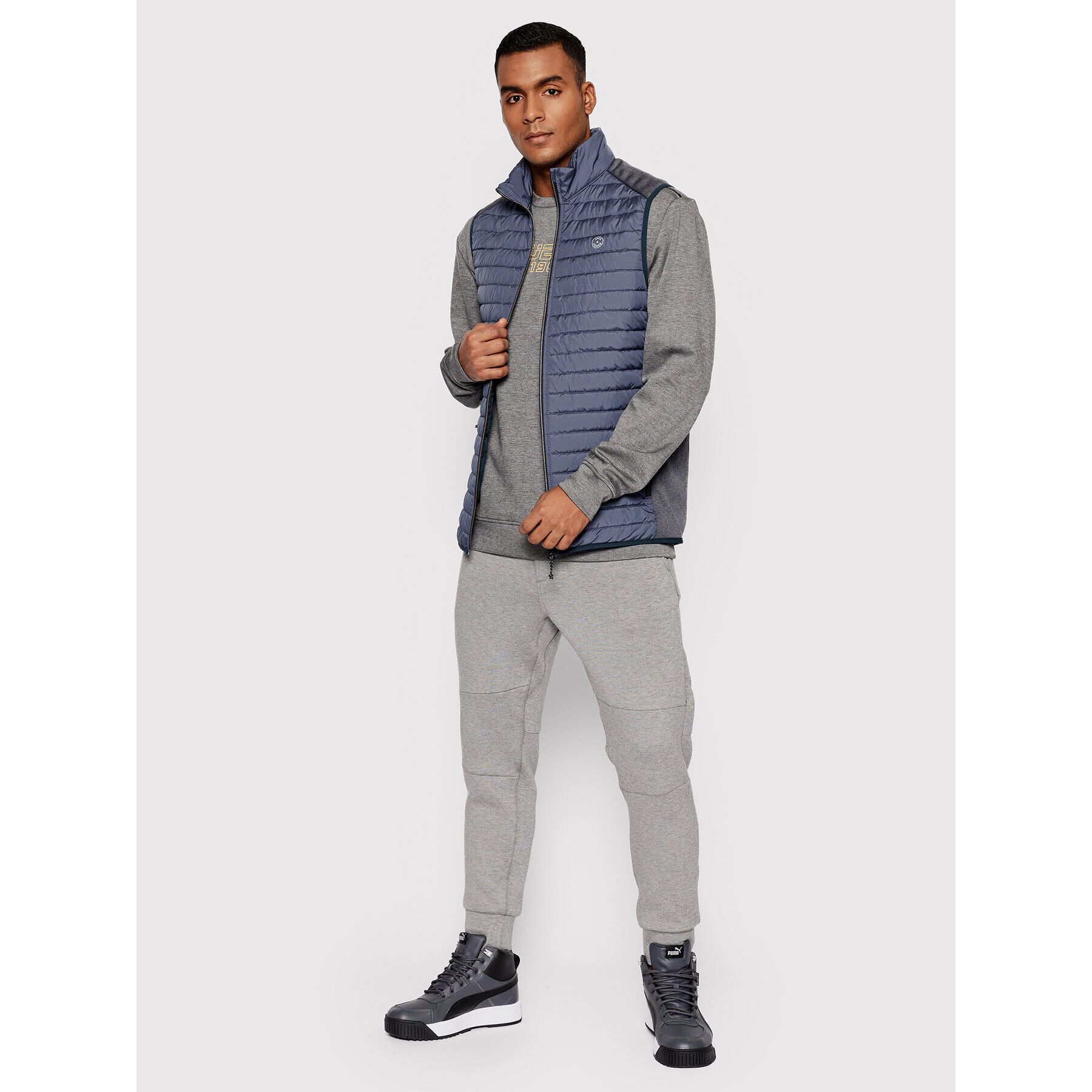 Jack&Jones Елек Multi 12200684 Син Slim Fit - Pepit.bg