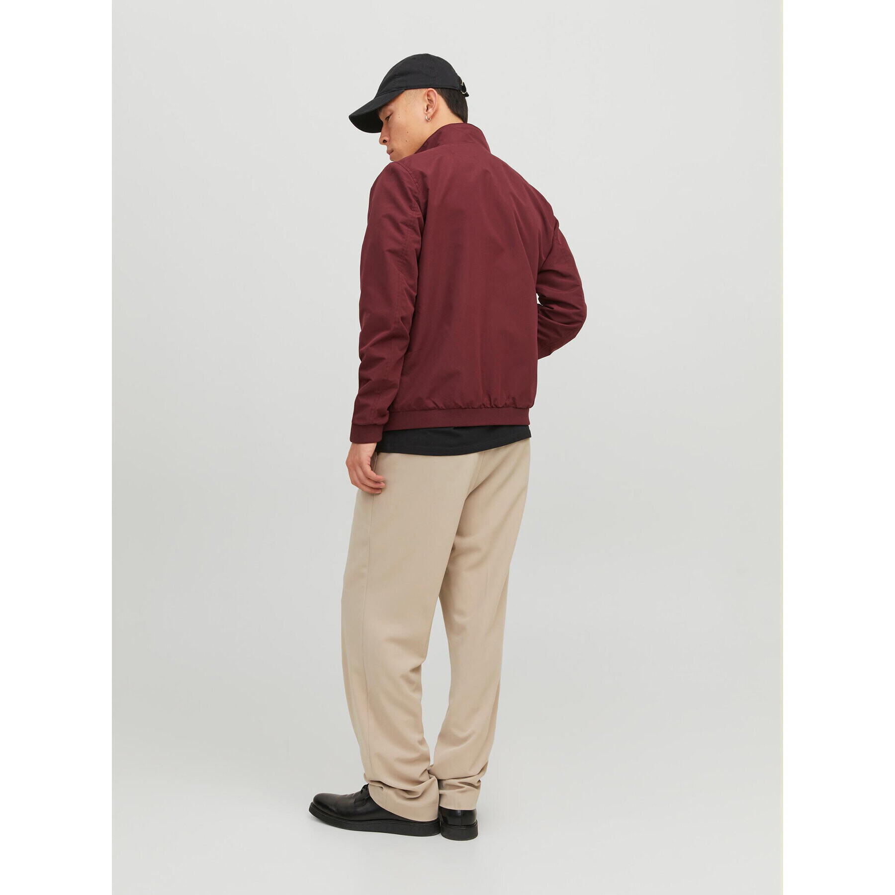 Jack&Jones Яке бомбър 12204277 Бордо Regular Fit - Pepit.bg