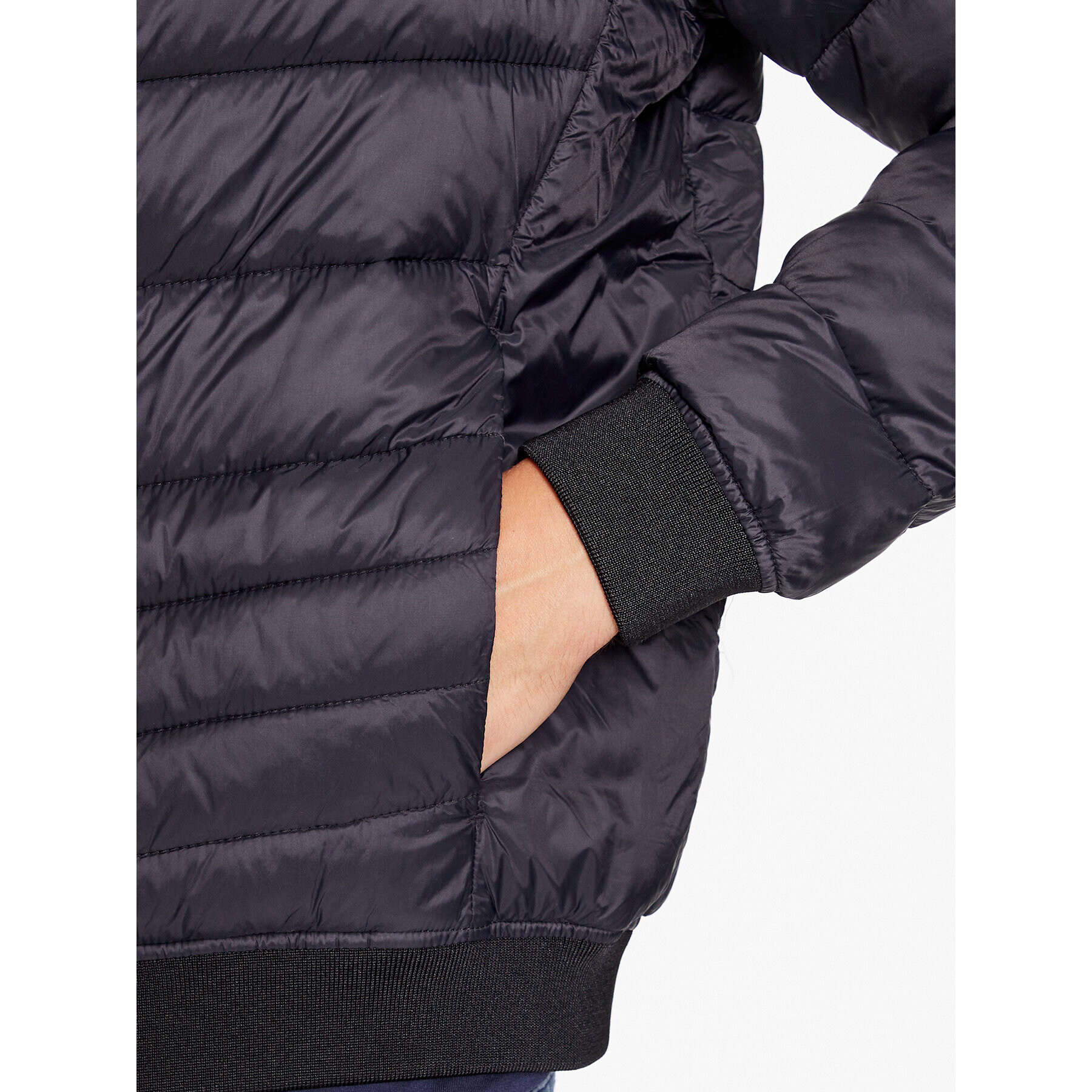 Jack&Jones Яке бомбър 12236154 Черен Regular Fit - Pepit.bg
