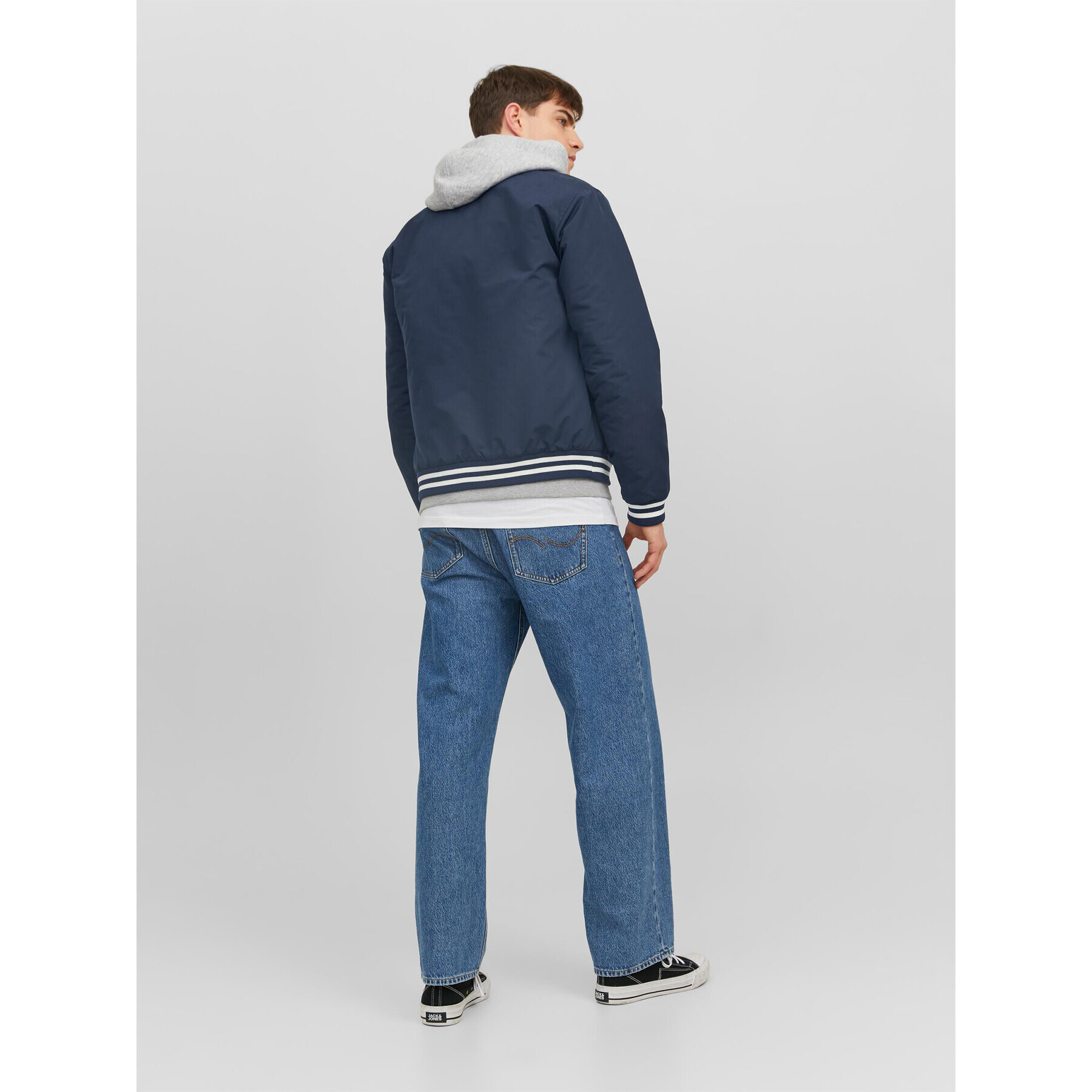 Jack&Jones Яке бомбър 12243232 Тъмносин Regular Fit - Pepit.bg