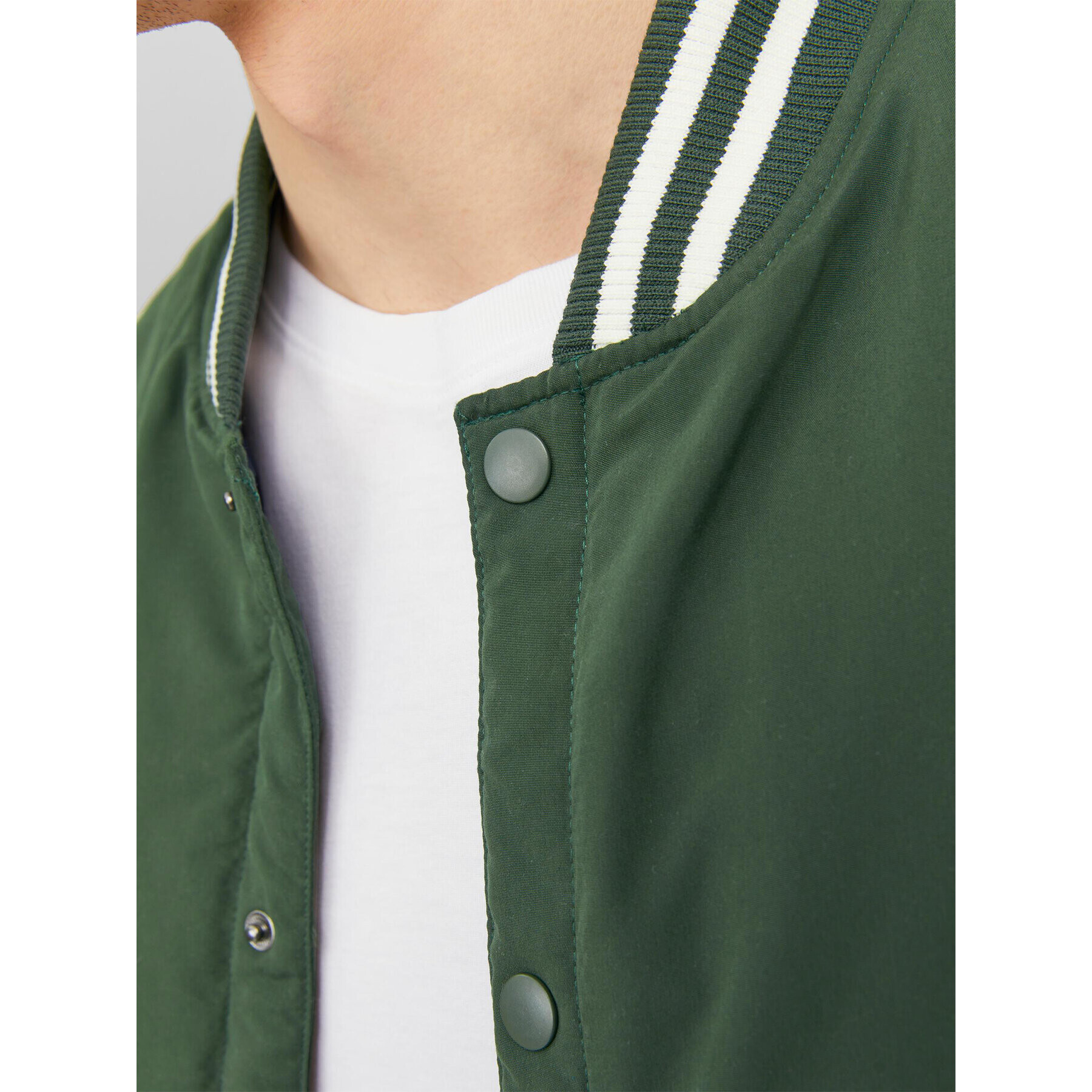 Jack&Jones Яке бомбър 12243232 Зелен Regular Fit - Pepit.bg