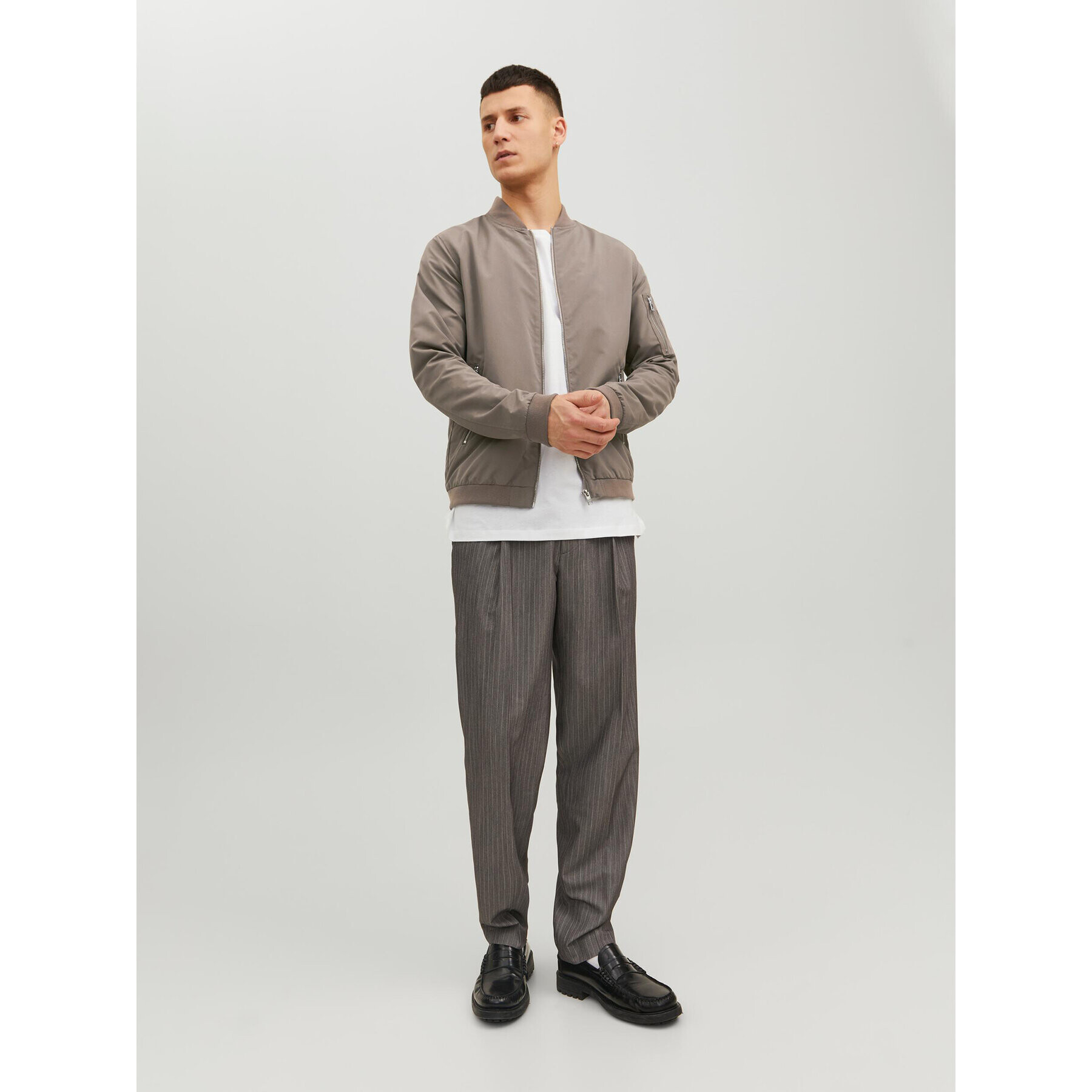 Jack&Jones Яке бомбър Rush 12165203 Бежов Regular Fit - Pepit.bg