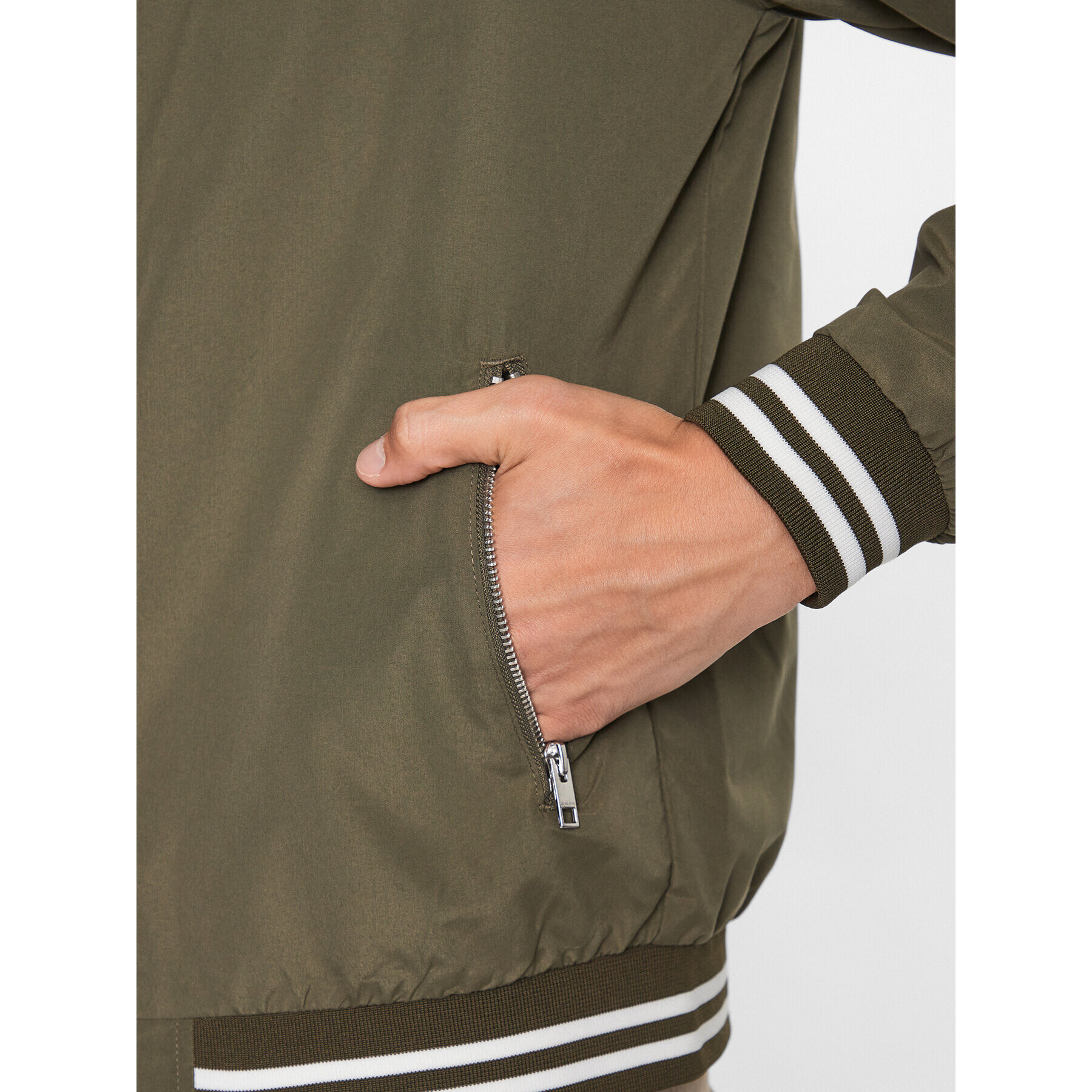 Jack&Jones Яке бомбър Splash 12234723 Зелен Regular Fit - Pepit.bg