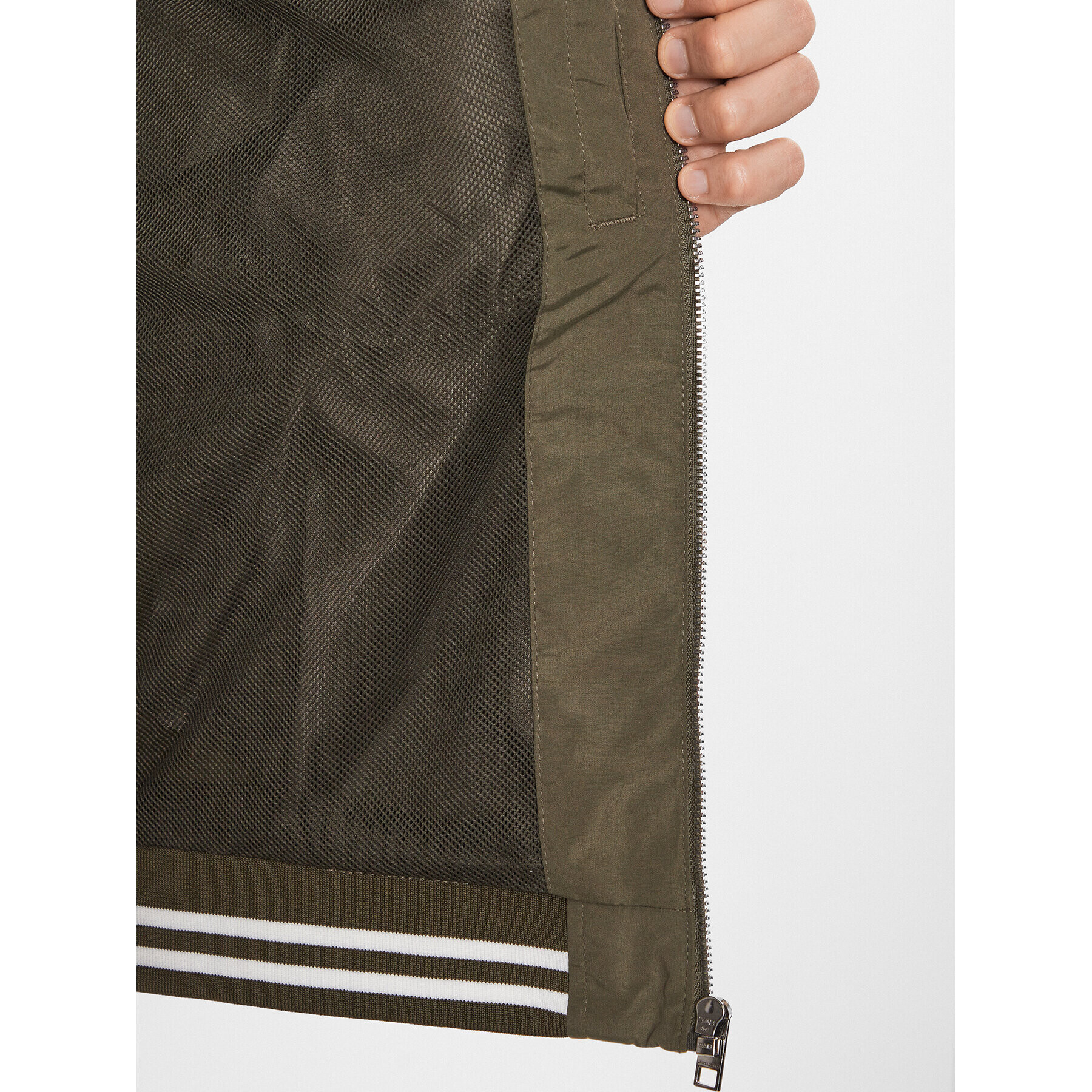 Jack&Jones Яке бомбър Splash 12234723 Зелен Regular Fit - Pepit.bg