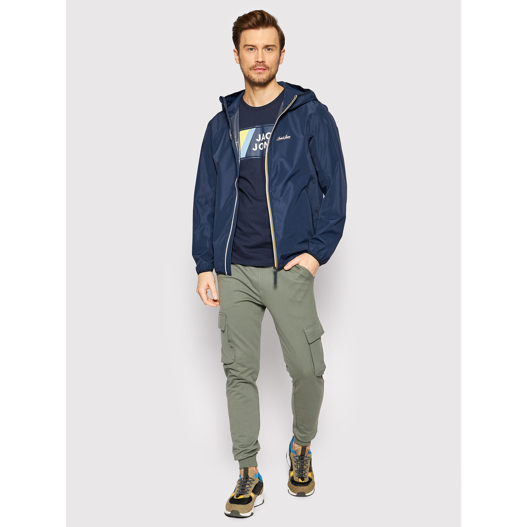 Jack&Jones Яке за дъжд Tons 12204478 Тъмносин Regular Fit - Pepit.bg