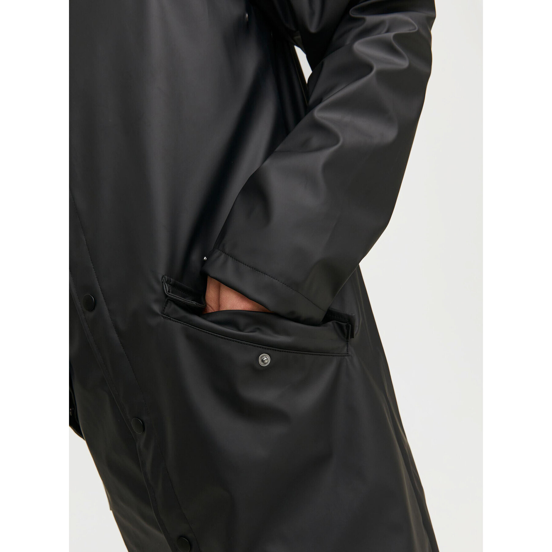 Jack&Jones Яке за дъжд Urban 12237636 Черен Regular Fit - Pepit.bg
