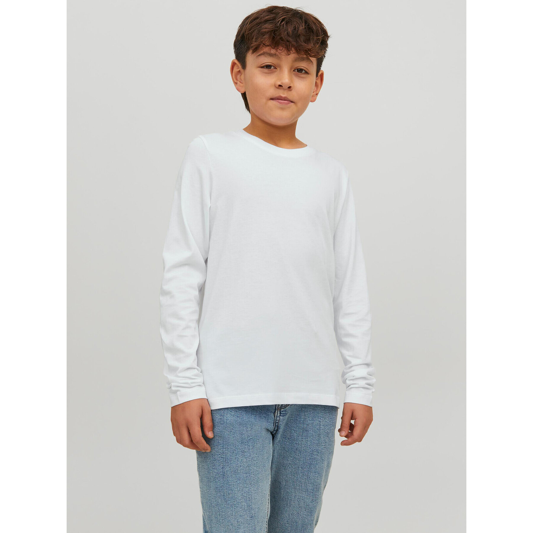 Jack&Jones Junior Блуза 12197050 Бял Regular Fit - Pepit.bg