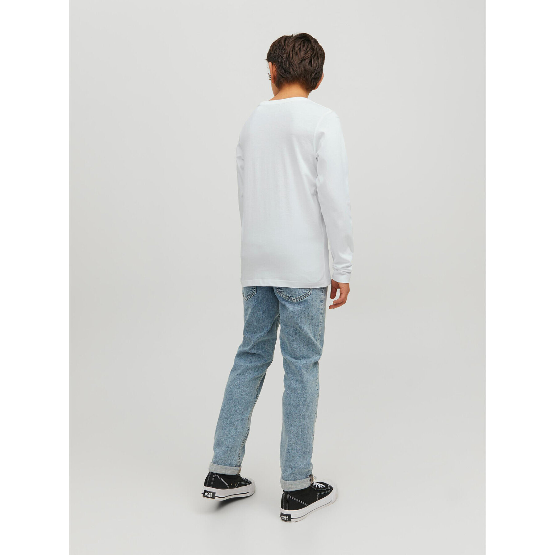 Jack&Jones Junior Блуза 12197050 Бял Regular Fit - Pepit.bg