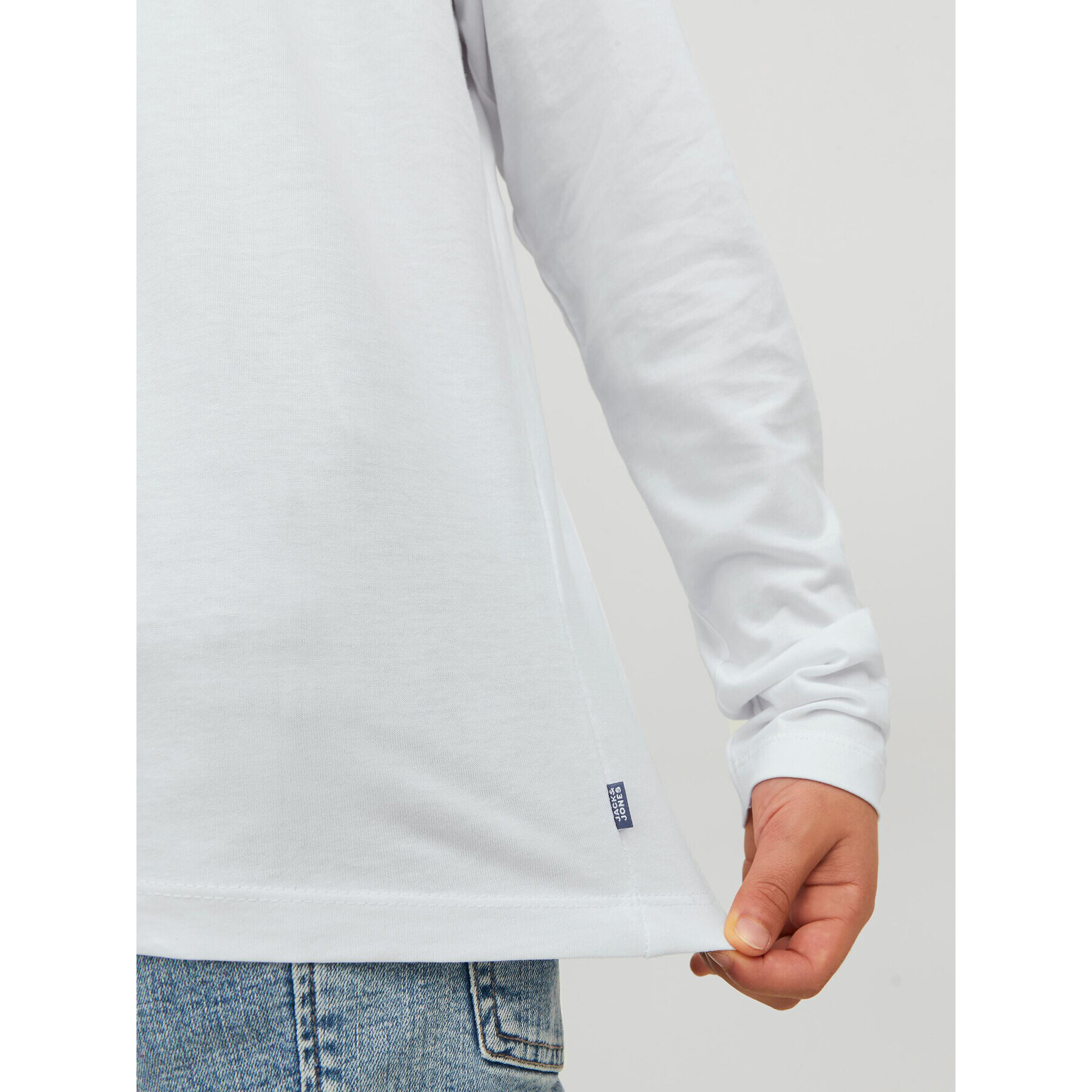 Jack&Jones Junior Блуза 12197050 Бял Regular Fit - Pepit.bg