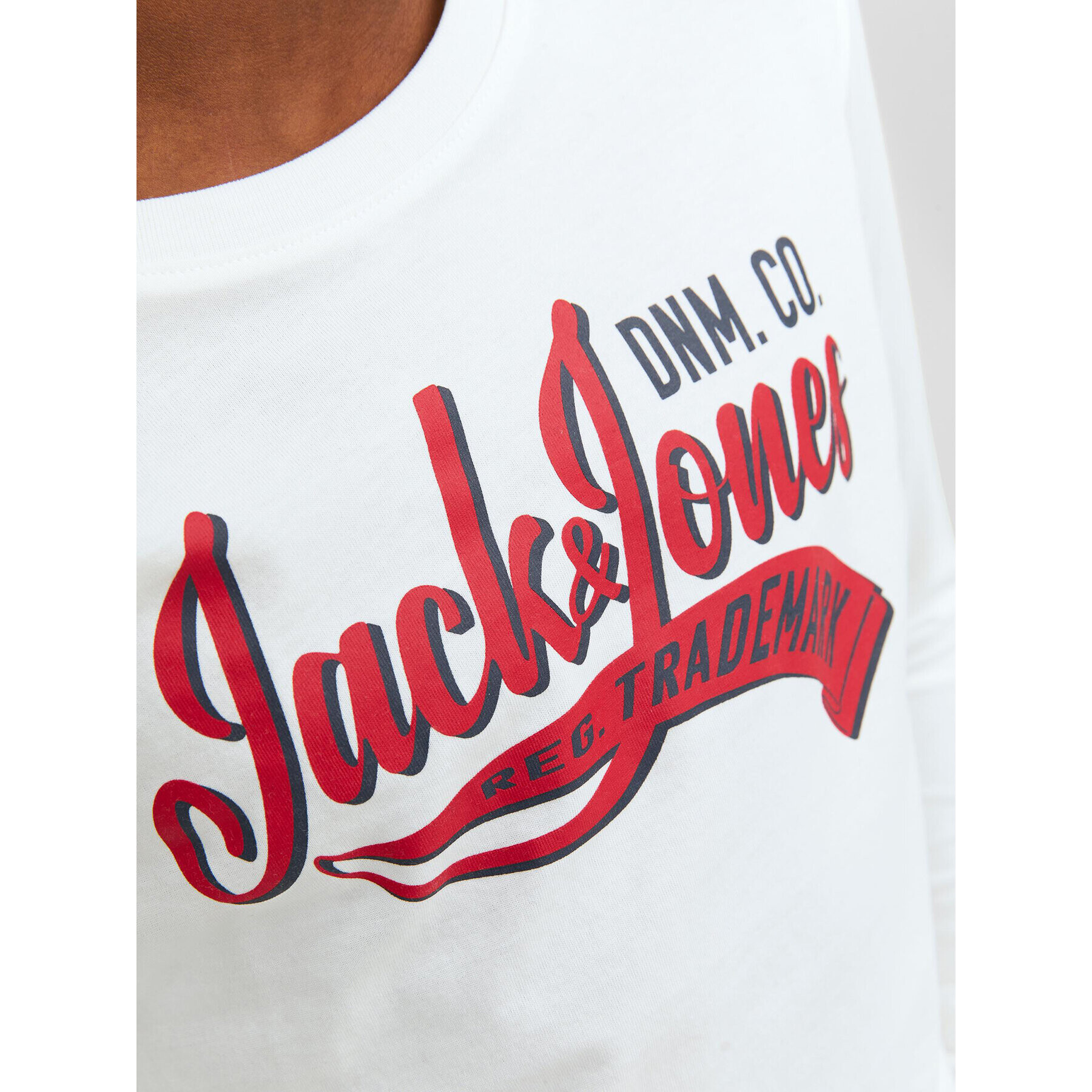 Jack&Jones Junior Блуза 12237371 Бял Regular Fit - Pepit.bg