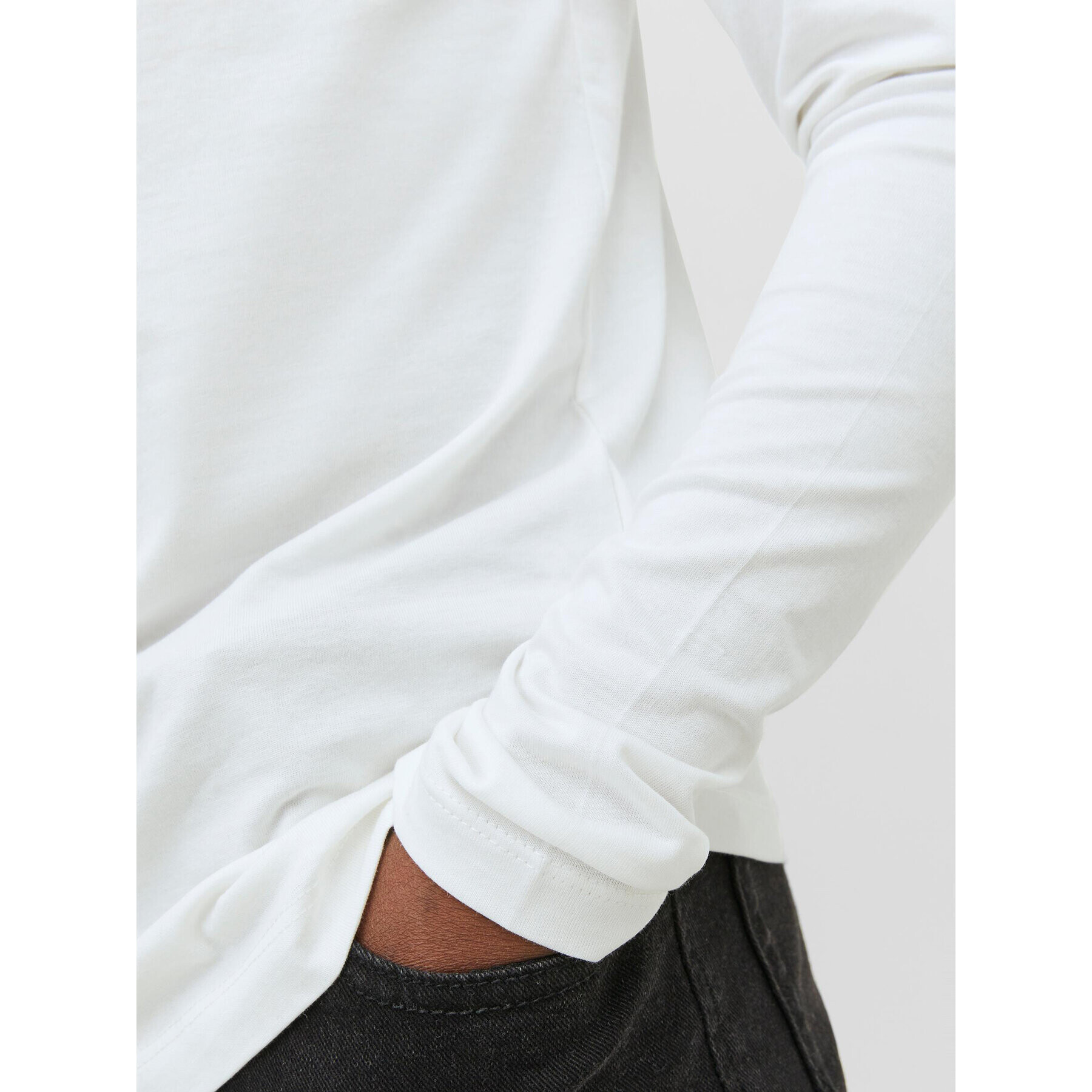 Jack&Jones Junior Блуза 12237371 Бял Regular Fit - Pepit.bg
