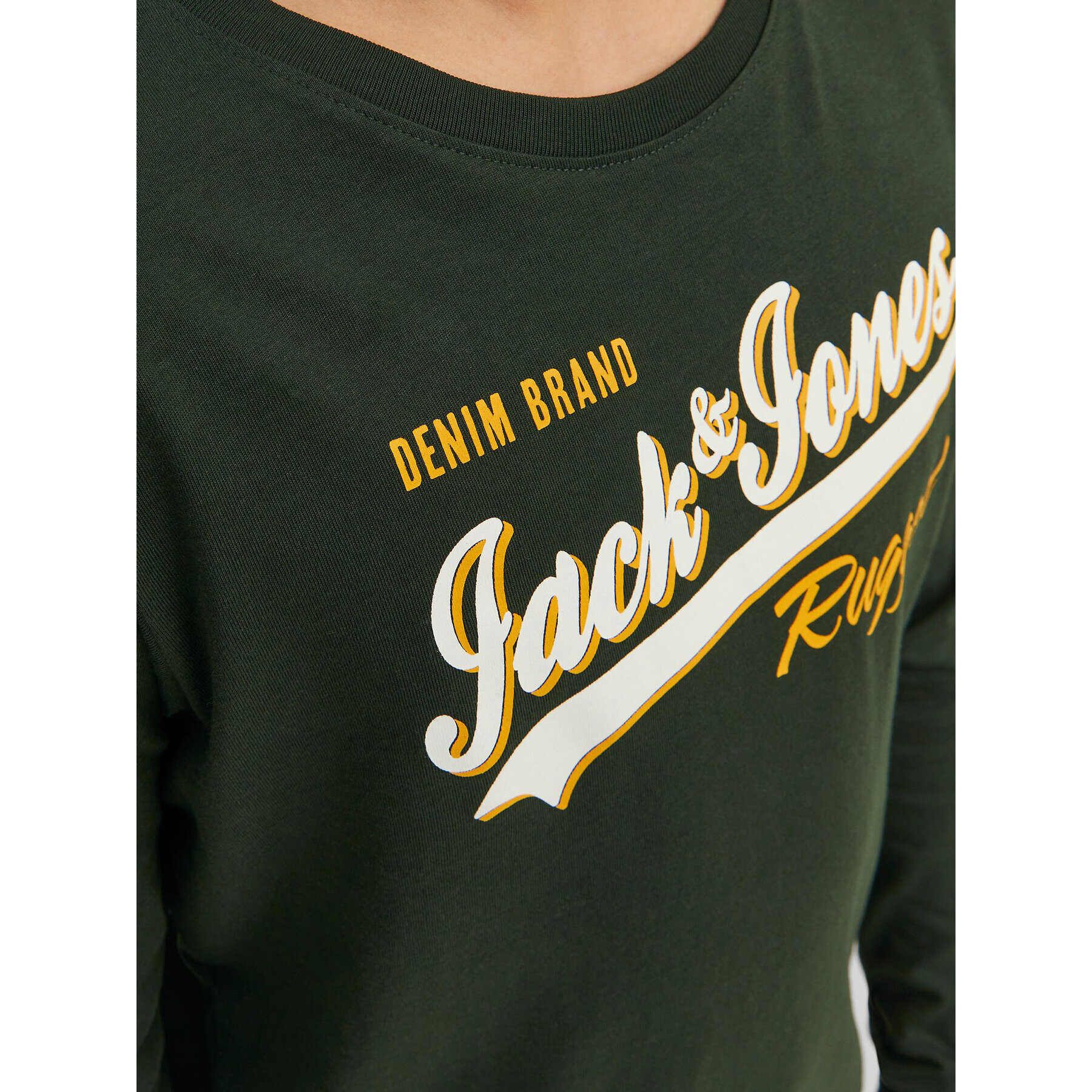 Jack&Jones Junior Блуза 12237371 Зелен Regular Fit - Pepit.bg