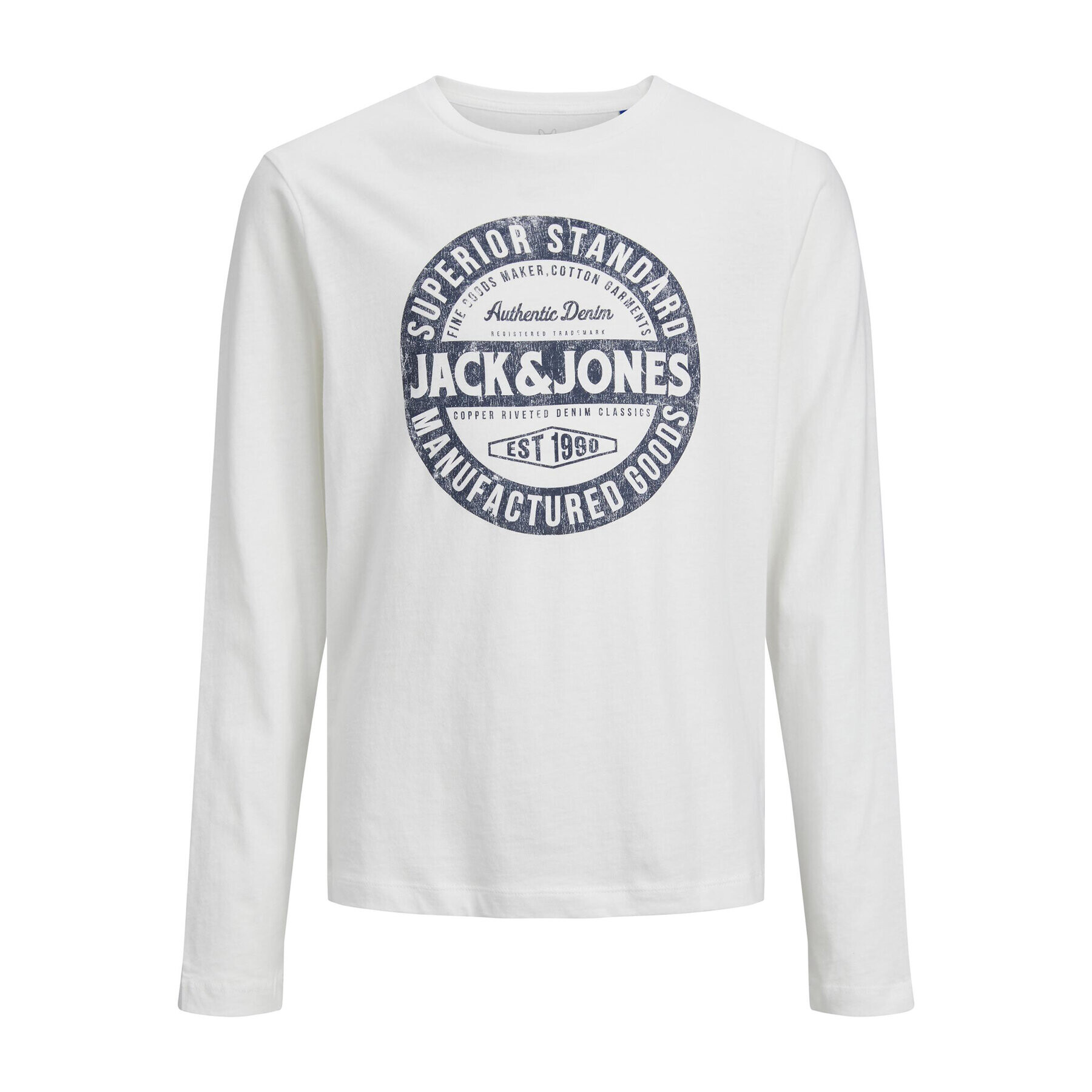 Jack&Jones Junior Блуза 12237416 Бял Regular Fit - Pepit.bg