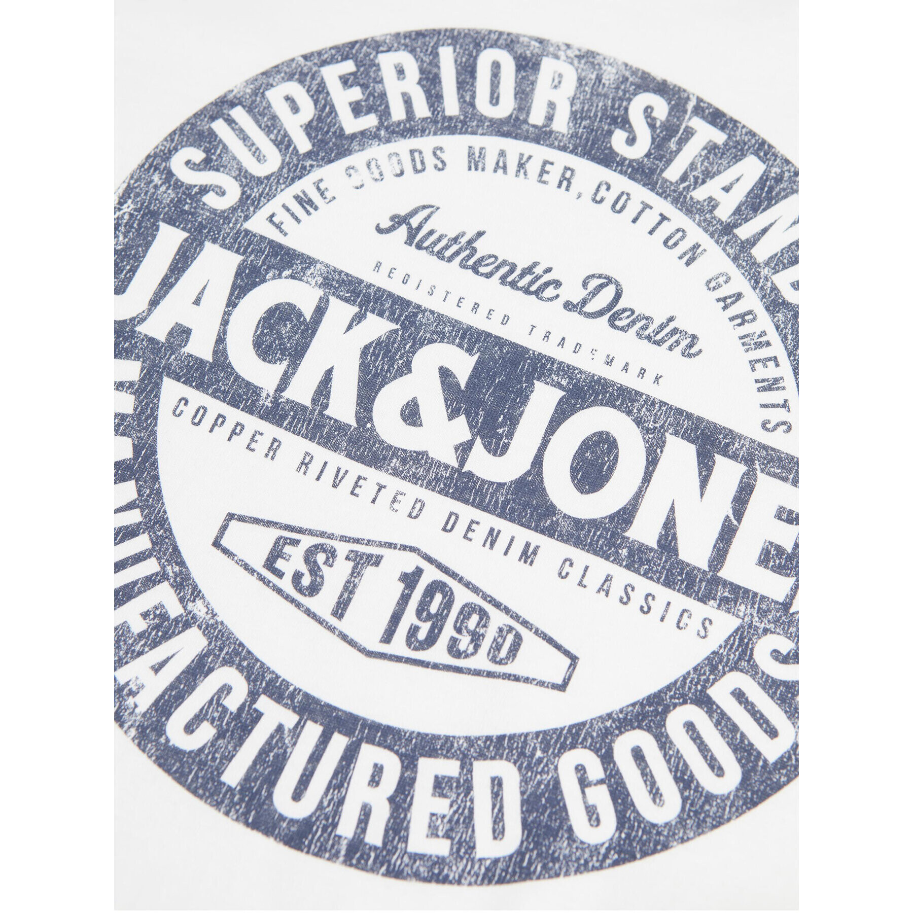 Jack&Jones Junior Блуза 12237416 Бял Regular Fit - Pepit.bg