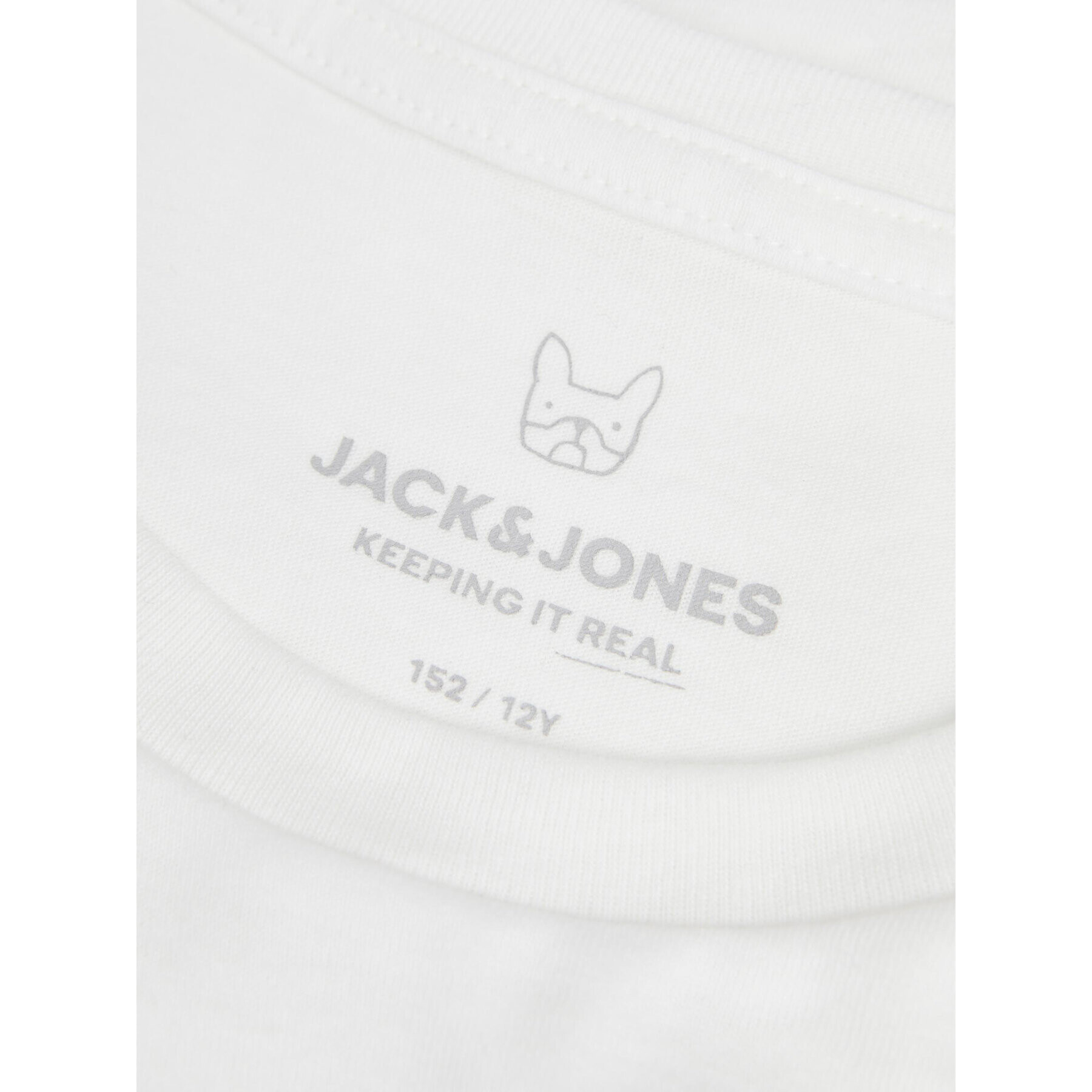 Jack&Jones Junior Блуза 12237416 Бял Regular Fit - Pepit.bg