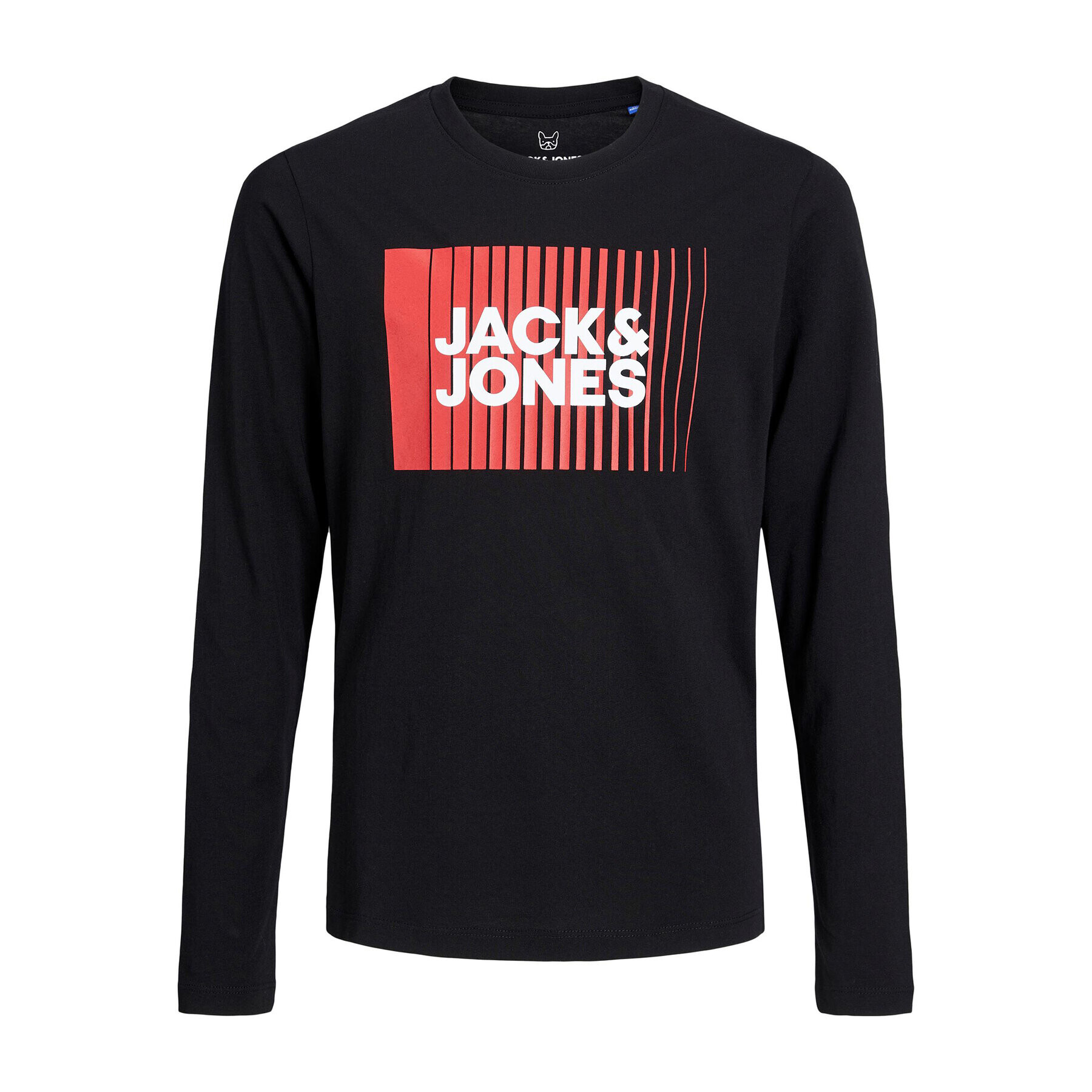 Jack&Jones Junior Блуза 12244209 Черен Regular Fit - Pepit.bg