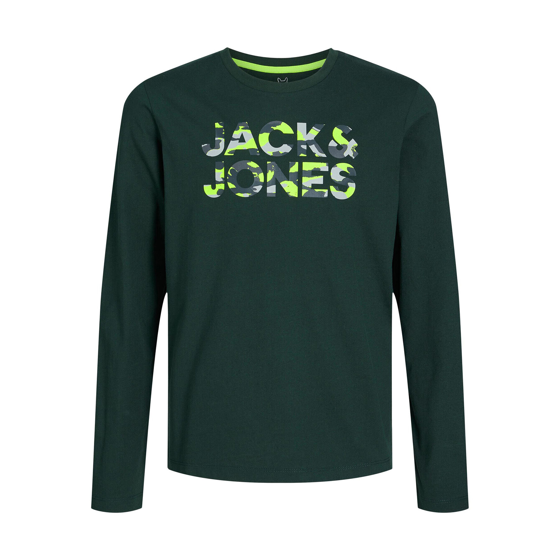 Jack&Jones Junior Блуза 12245920 Зелен Loose Fit - Pepit.bg