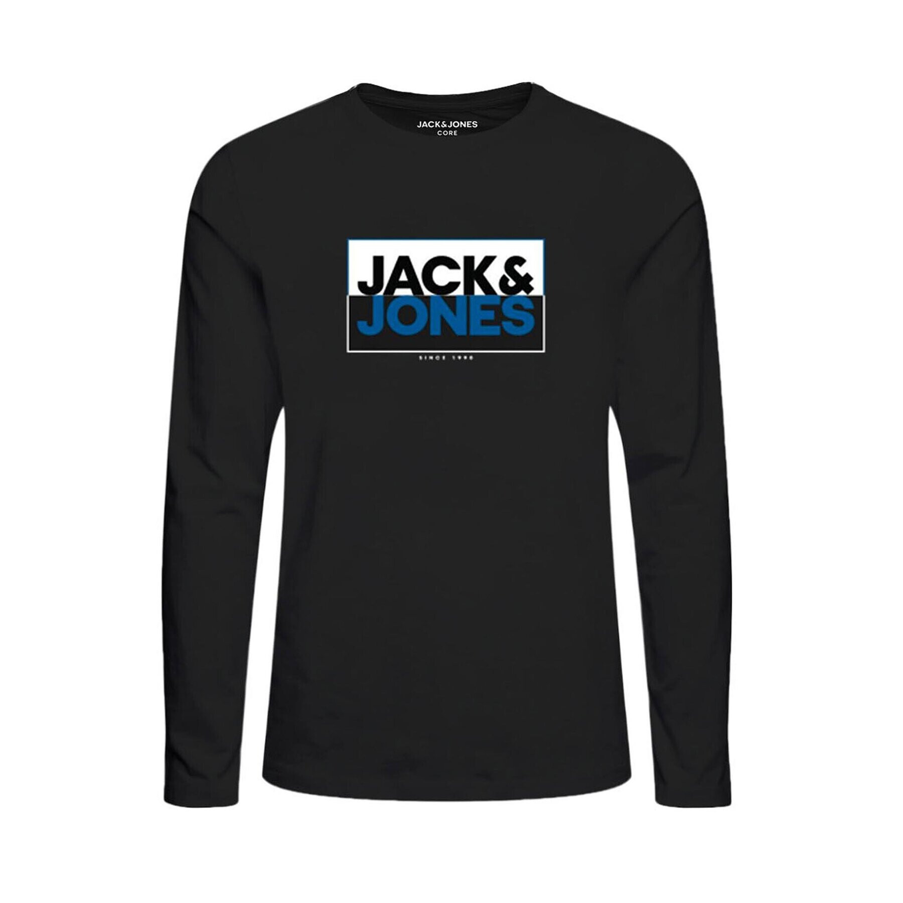 Jack&Jones Junior Блуза 12251462 Черен Standard Fit - Pepit.bg