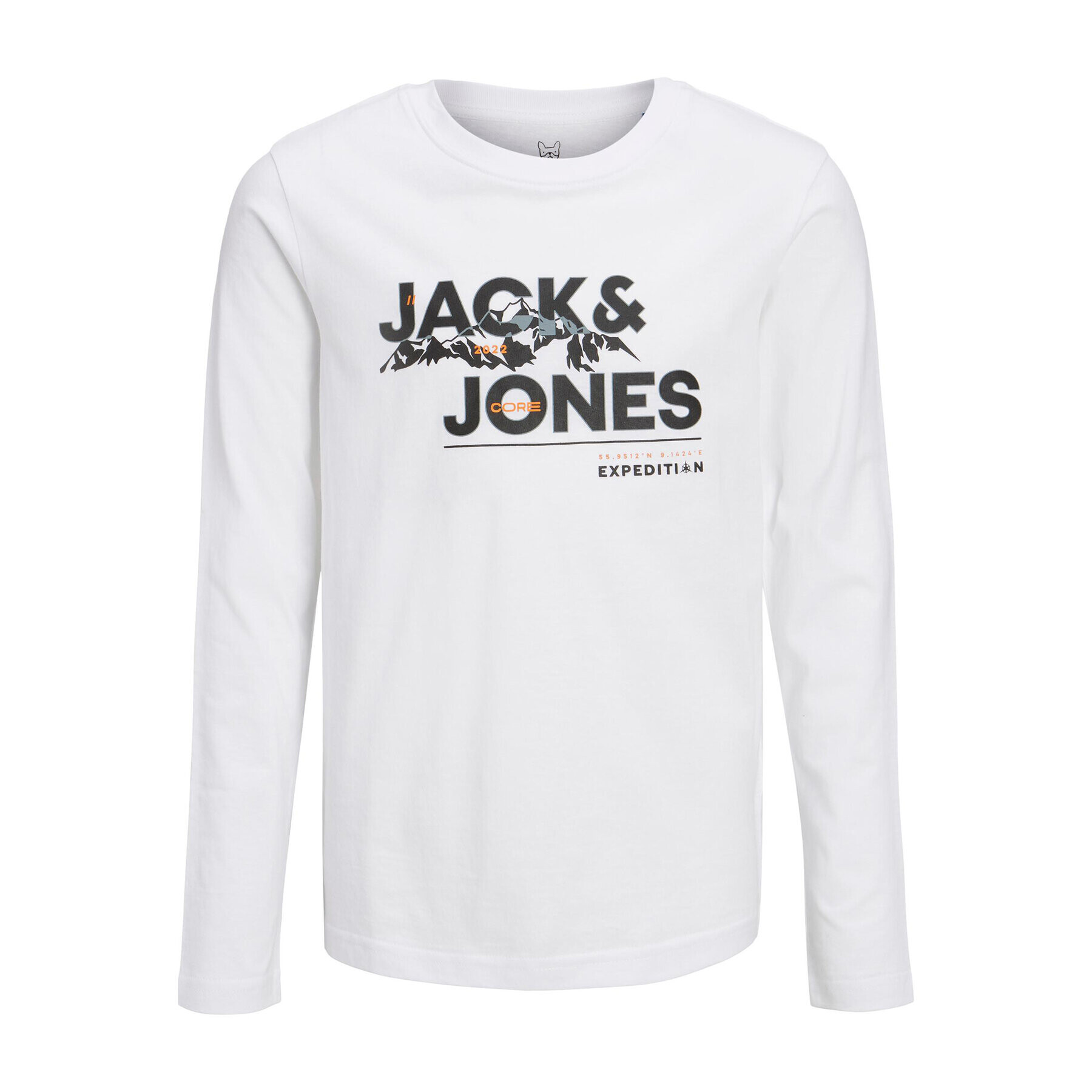 Jack&Jones Junior Блуза Hunter 12221208 Бял Regular Fit - Pepit.bg