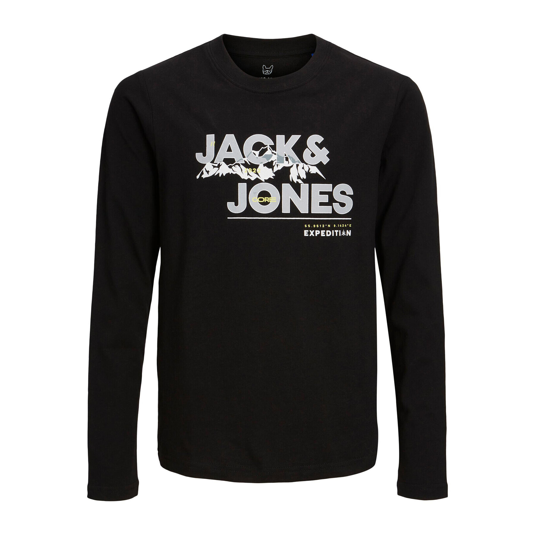 Jack&Jones Junior Блуза Hunter 12221208 Черен Regular Fit - Pepit.bg