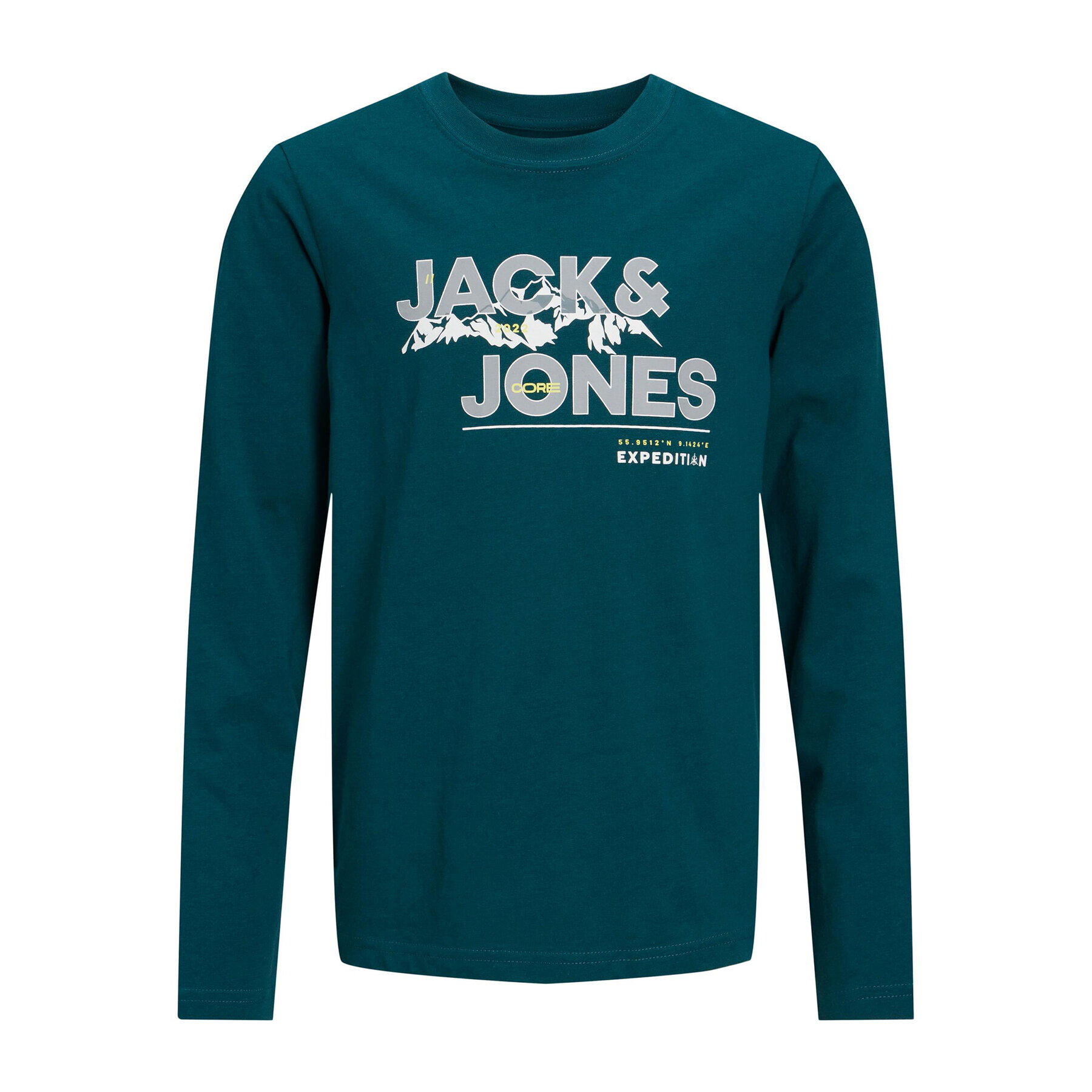 Jack&Jones Junior Блуза Hunter 12221208 Зелен Regular Fit - Pepit.bg