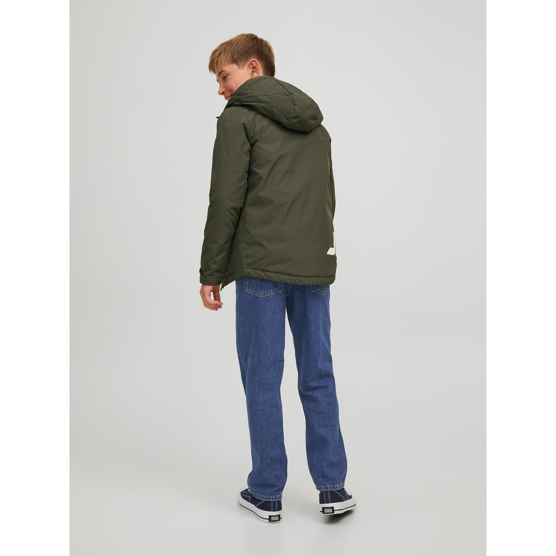 Jack&Jones Junior Дънки 12221414 Син Relaxed Fit - Pepit.bg