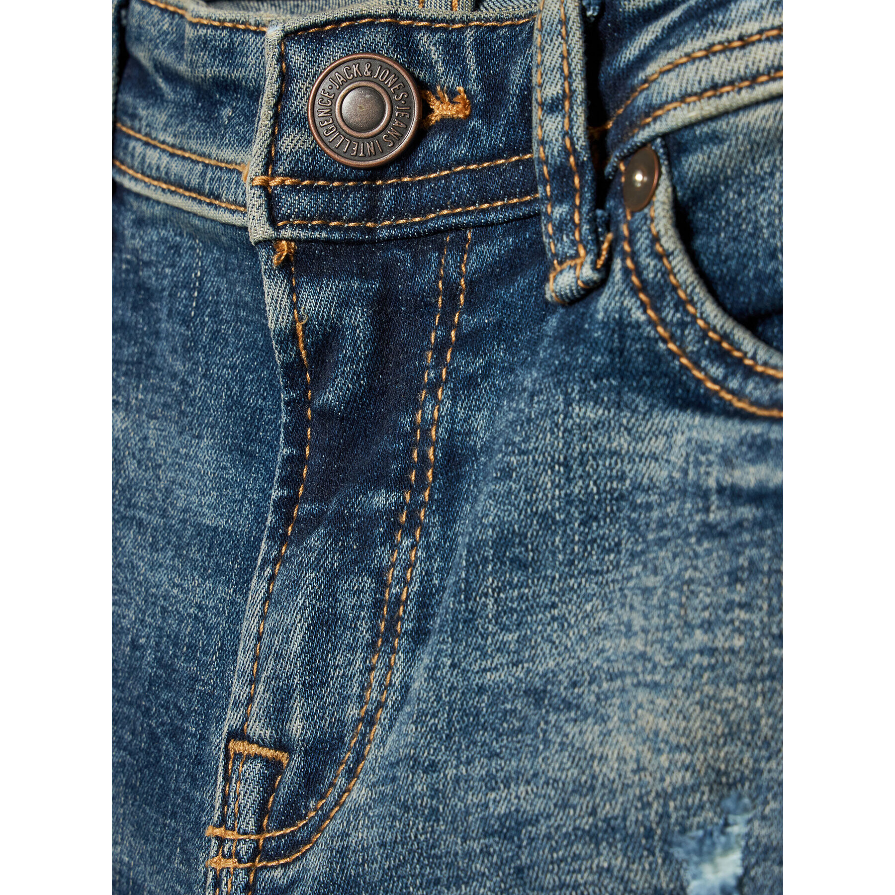 Jack&Jones Junior Дънки Dan Original 12192104 Син Super Skinny Fit - Pepit.bg