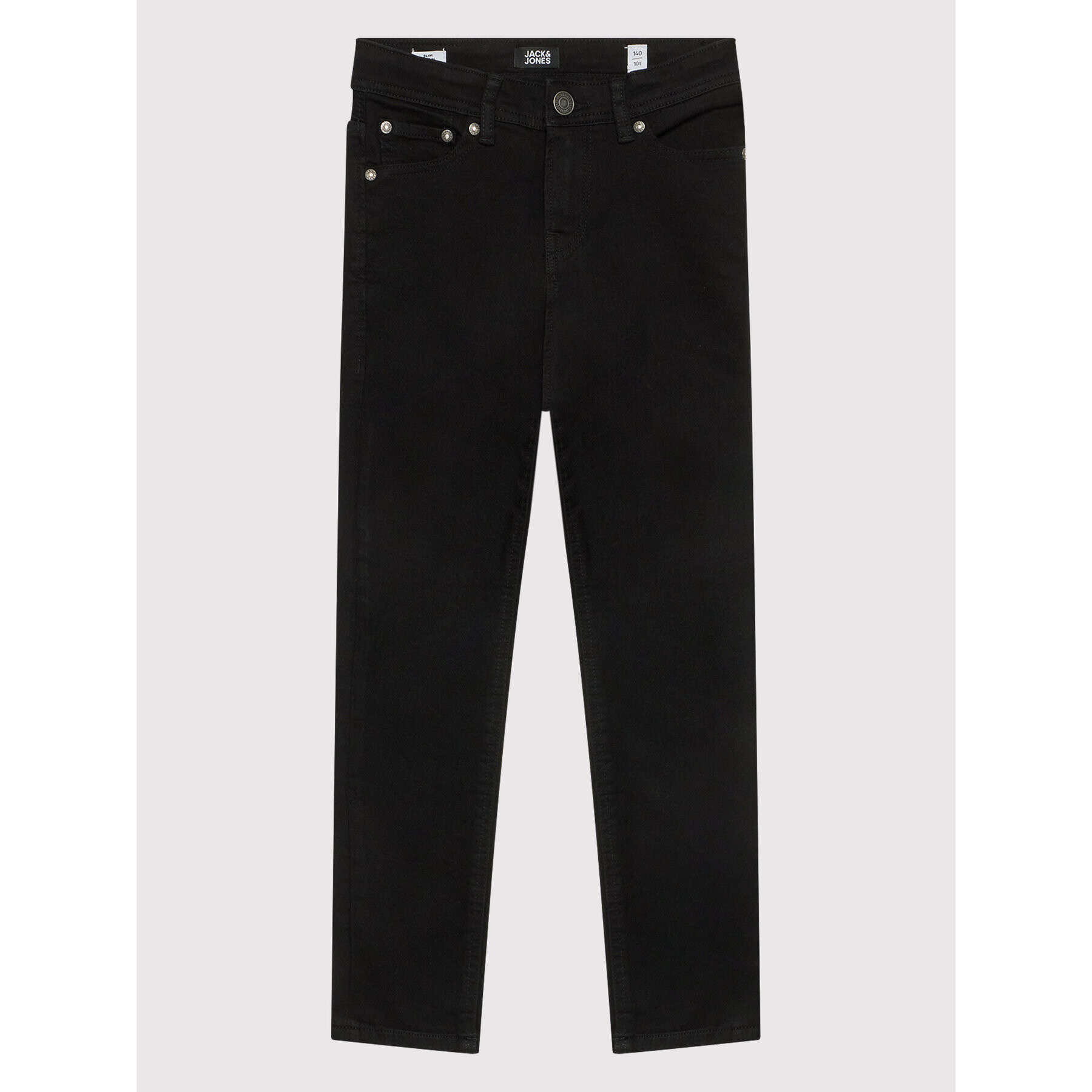 Jack&Jones Junior Дънки Glenn 12204644 Черен Slim Fit - Pepit.bg