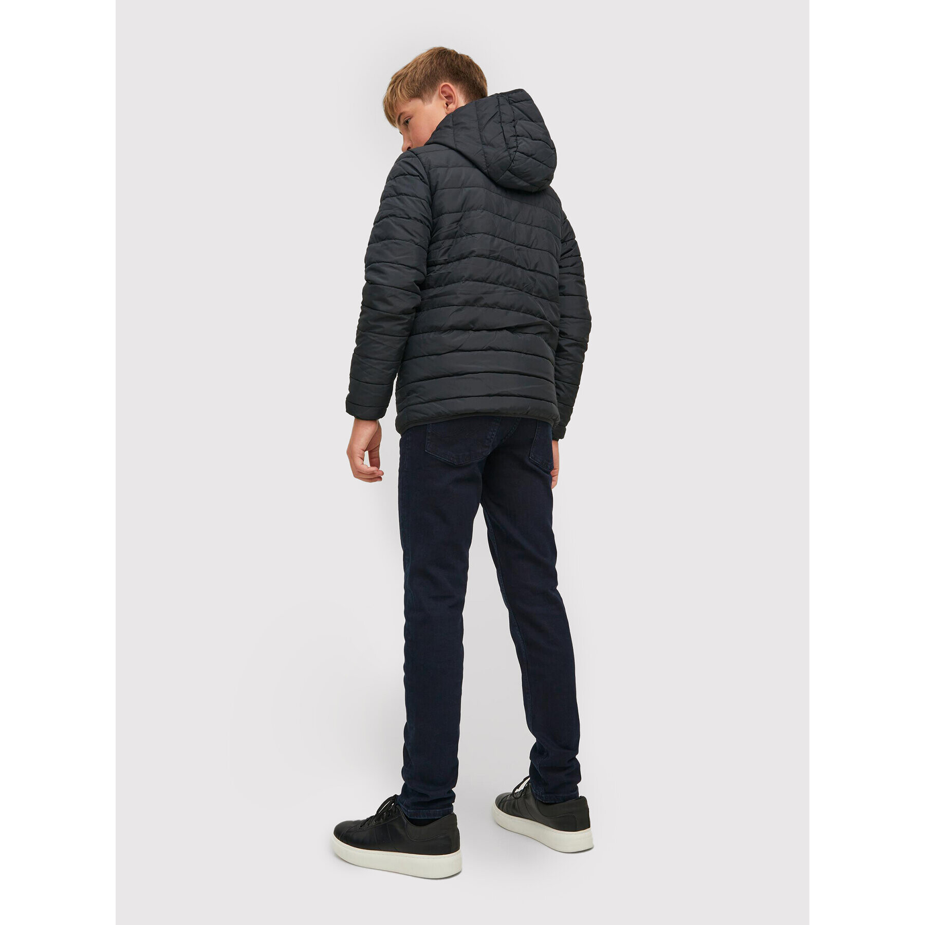 Jack&Jones Junior Дънки Glenn 12212331 Тъмносин Slim Fit - Pepit.bg