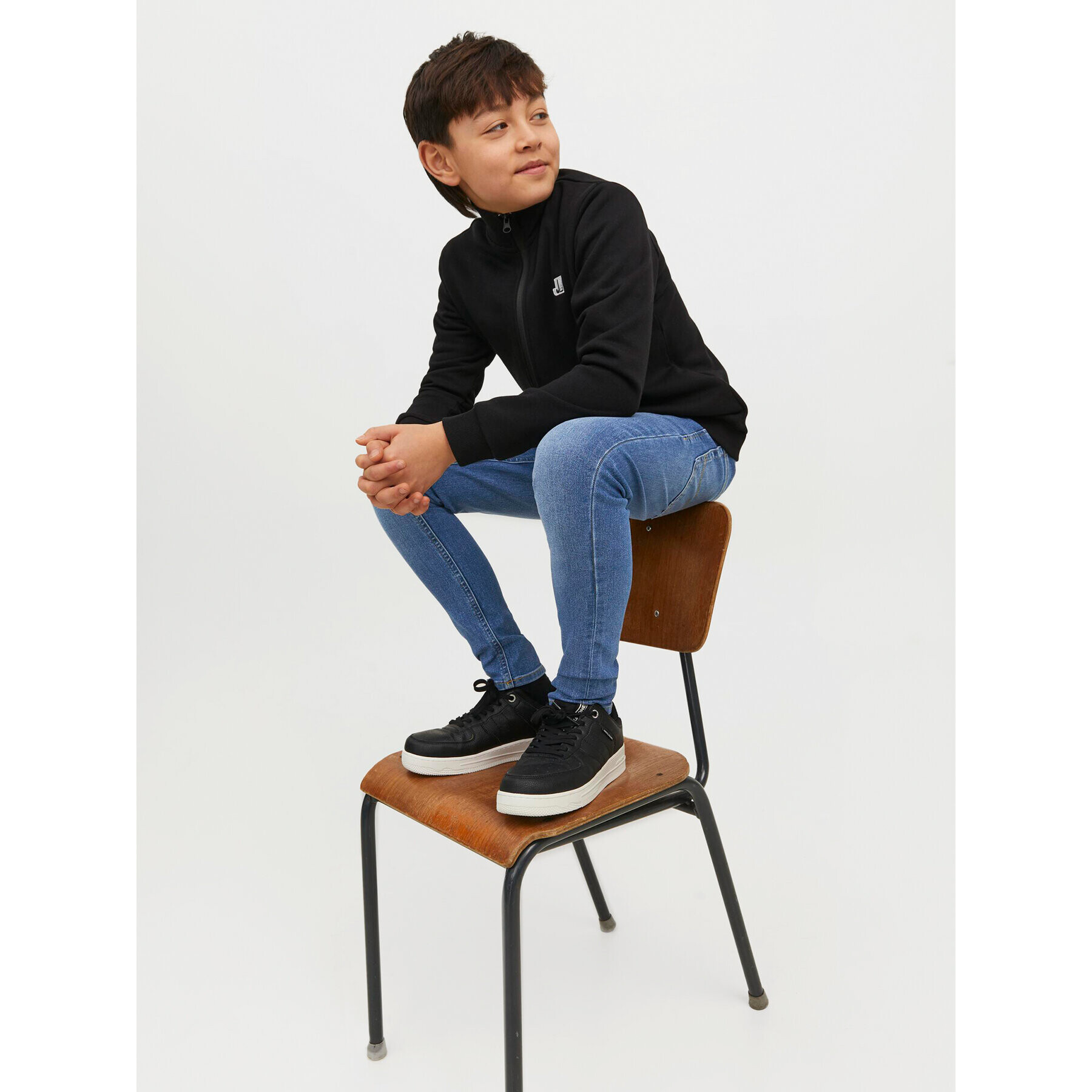 Jack&Jones Junior Дънки Liam 12237497 Син Skinny Fit - Pepit.bg