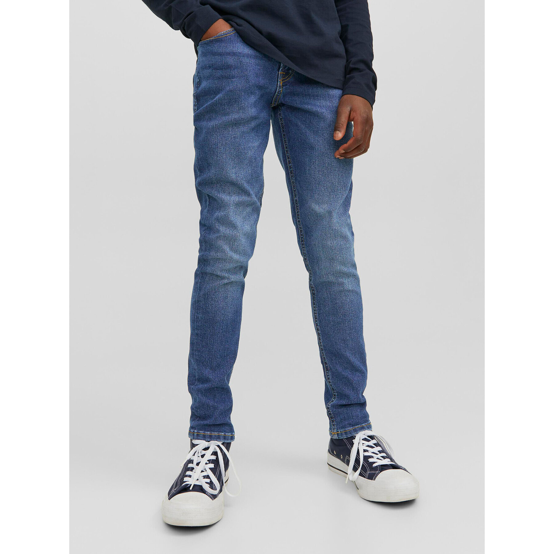 Jack&Jones Junior Дънки Liam 12242680 Син Skinny Fit - Pepit.bg