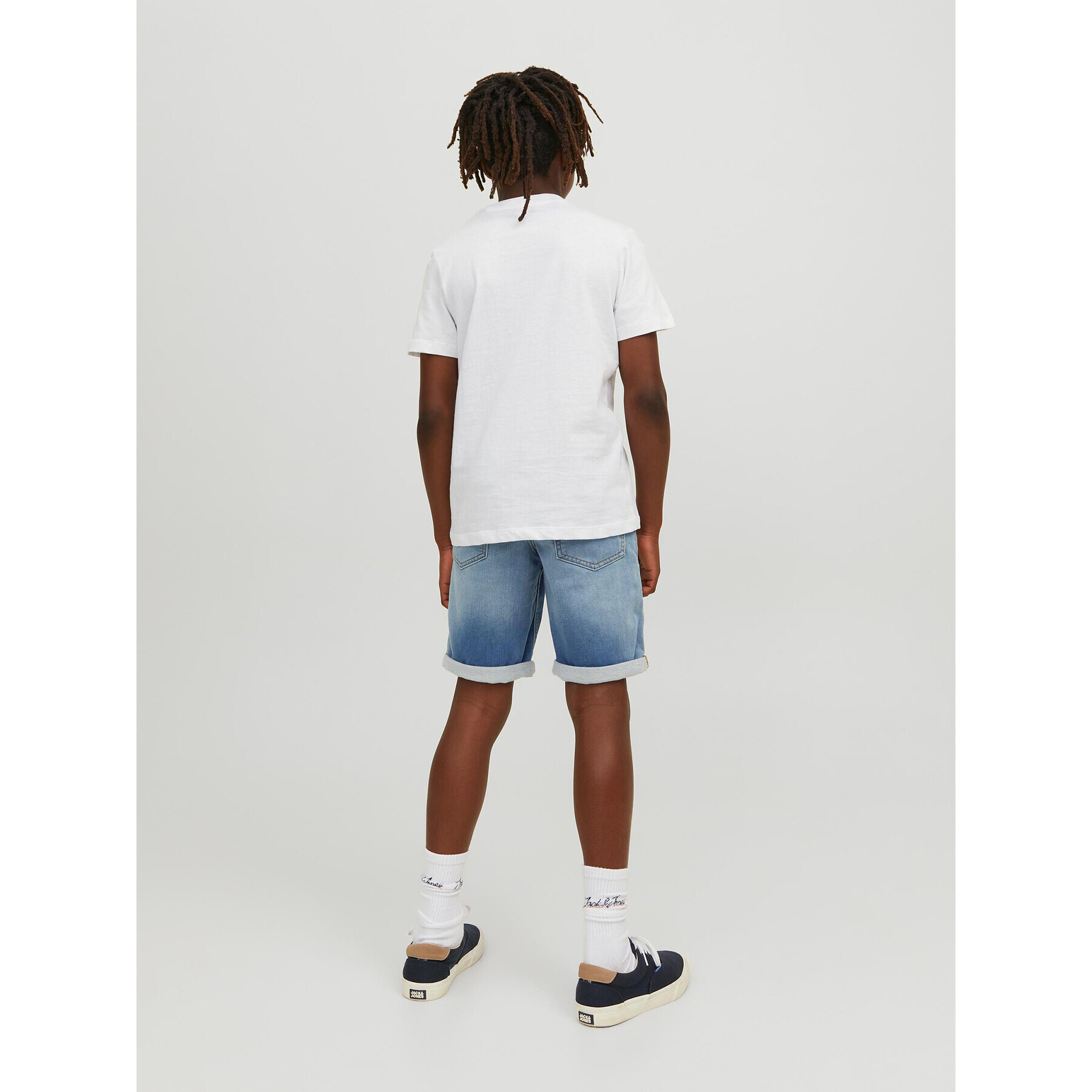 Jack&Jones Junior Дънкови шорти 12224573 Син Regular Fit - Pepit.bg