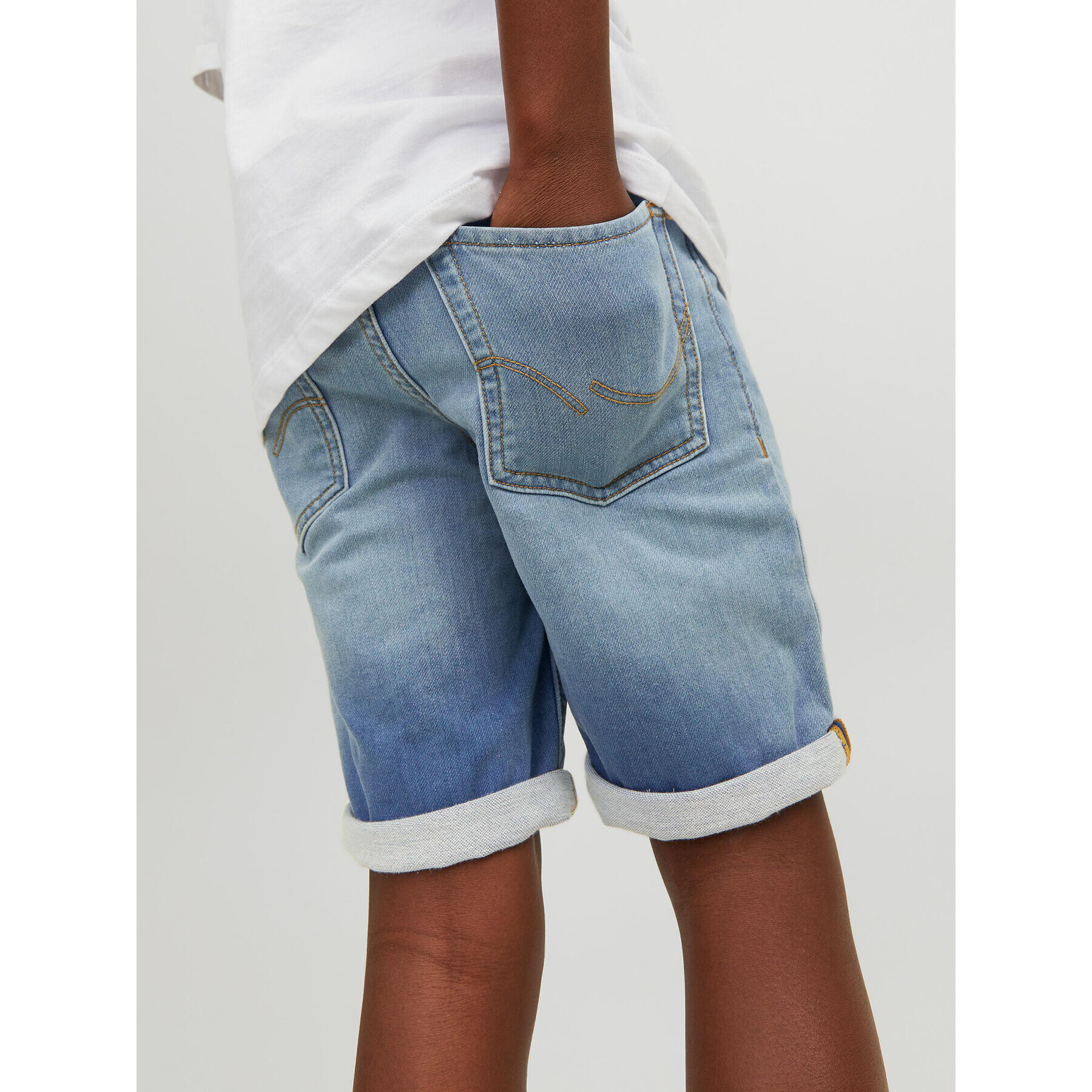 Jack&Jones Junior Дънкови шорти 12224573 Син Regular Fit - Pepit.bg