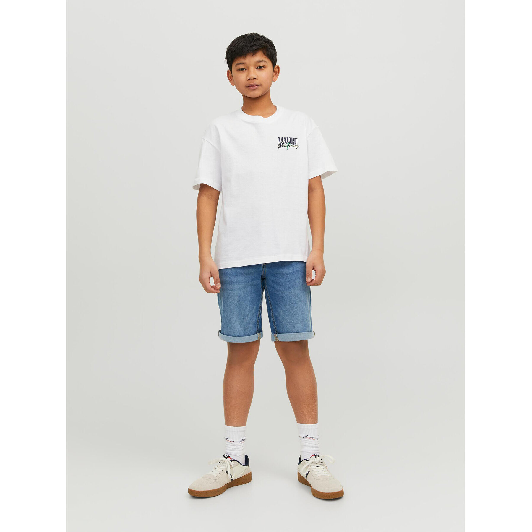Jack&Jones Junior Дънкови шорти 12230545 Син Regular Fit - Pepit.bg