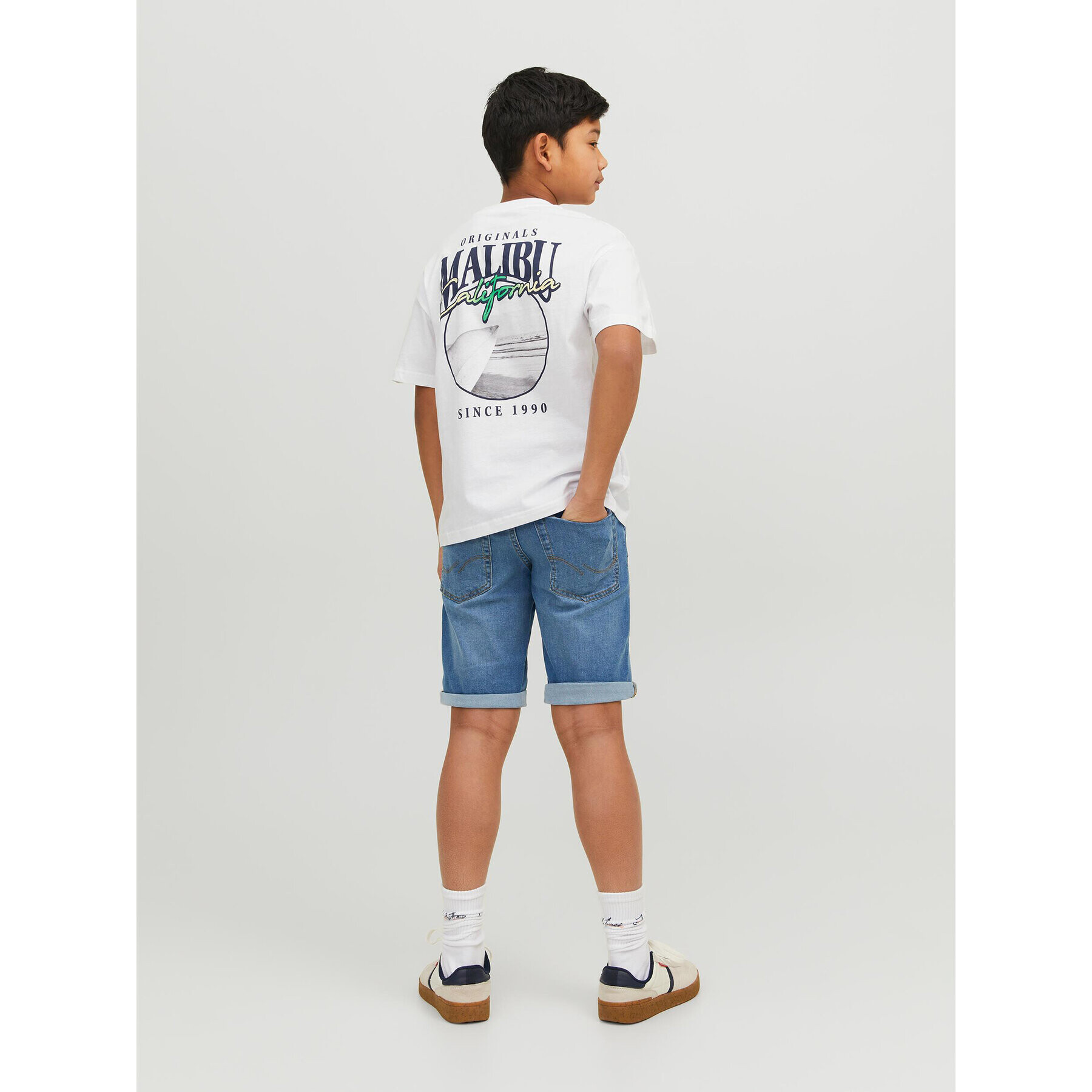 Jack&Jones Junior Дънкови шорти 12230545 Син Regular Fit - Pepit.bg