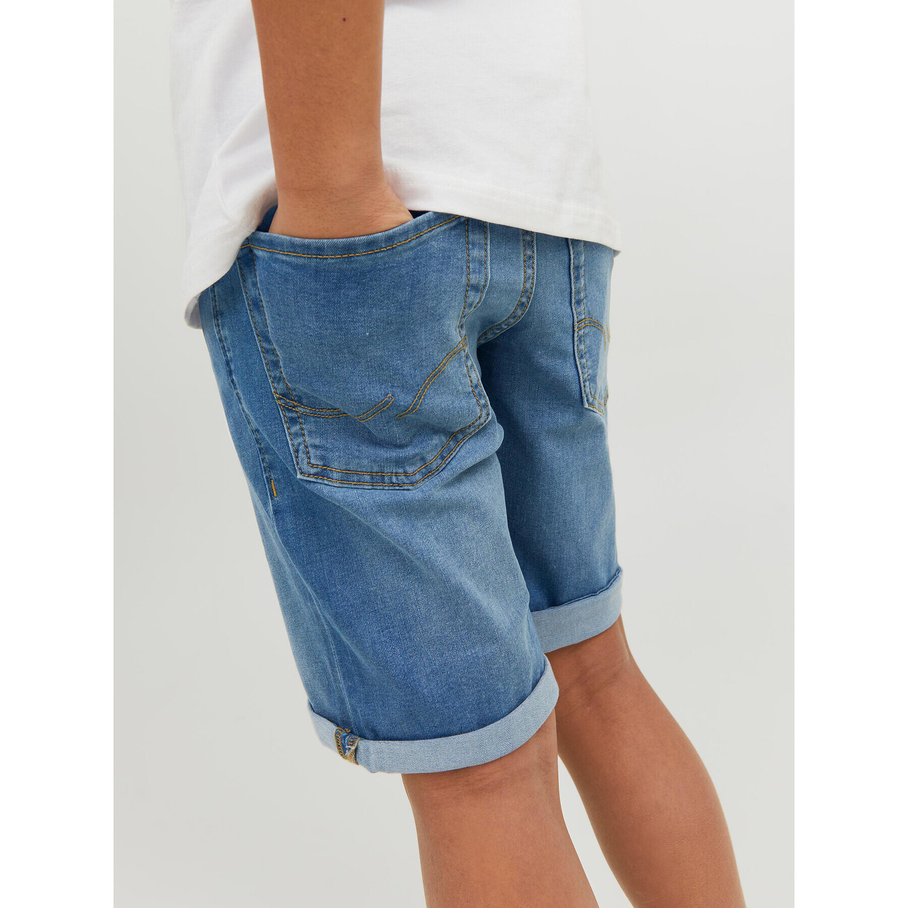 Jack&Jones Junior Дънкови шорти 12230545 Син Regular Fit - Pepit.bg