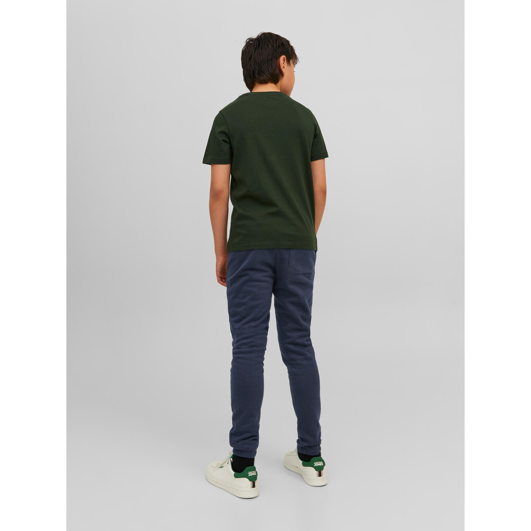 Jack&Jones Junior Долнище анцуг 12237403 Тъмносин Slim Fit - Pepit.bg