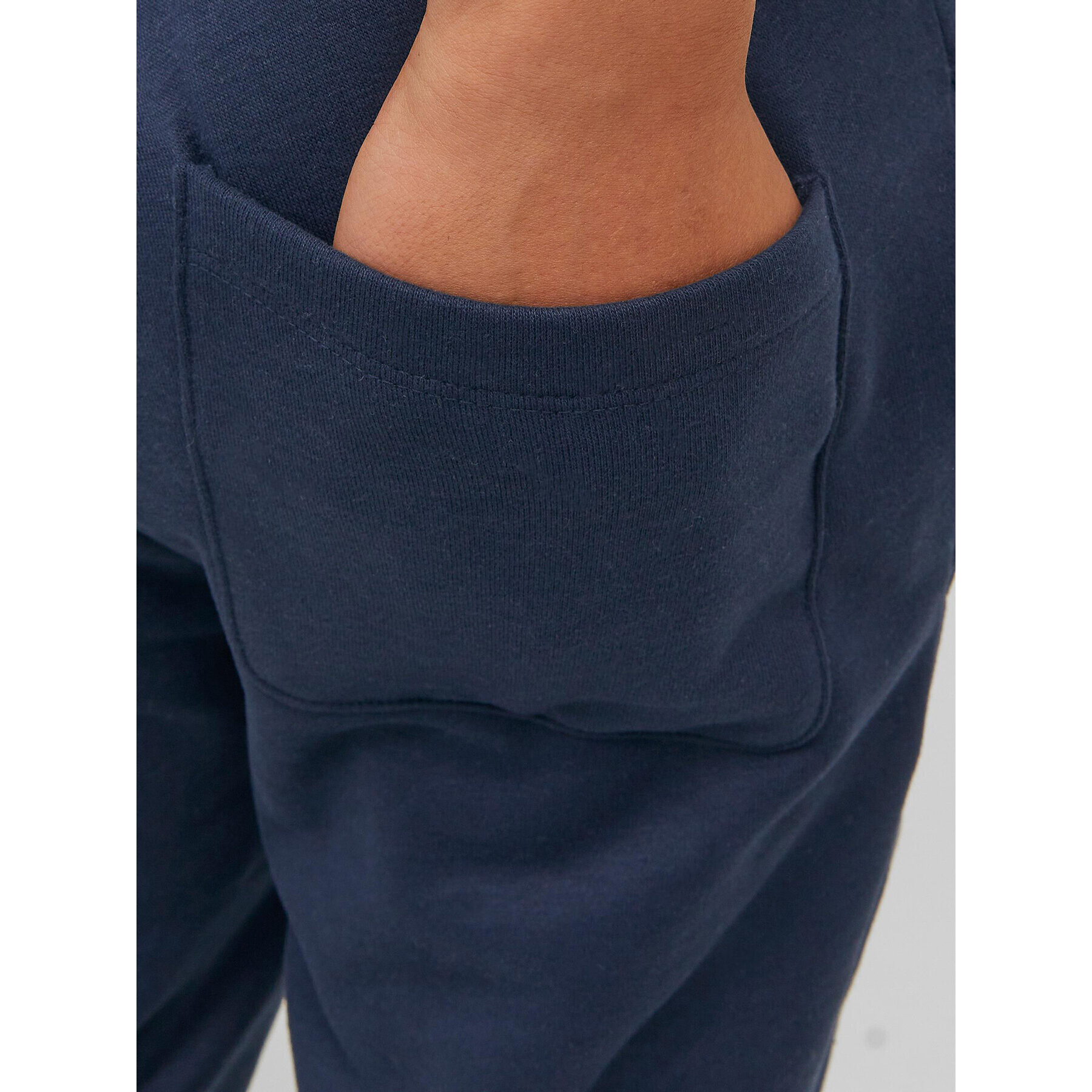 Jack&Jones Junior Долнище анцуг 12237403 Тъмносин Slim Fit - Pepit.bg