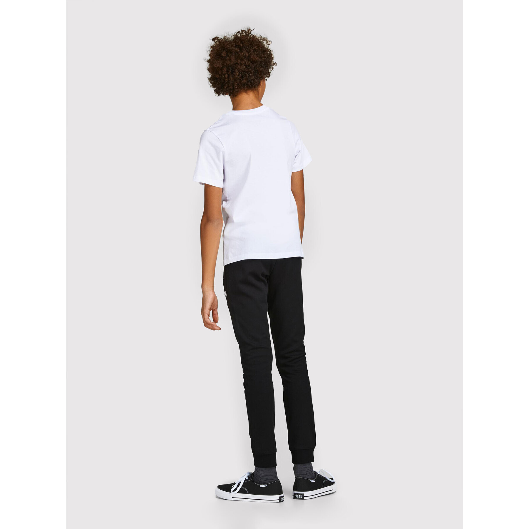 Jack&Jones Junior Долнище анцуг Will 12189809 Черен Regular Fit - Pepit.bg