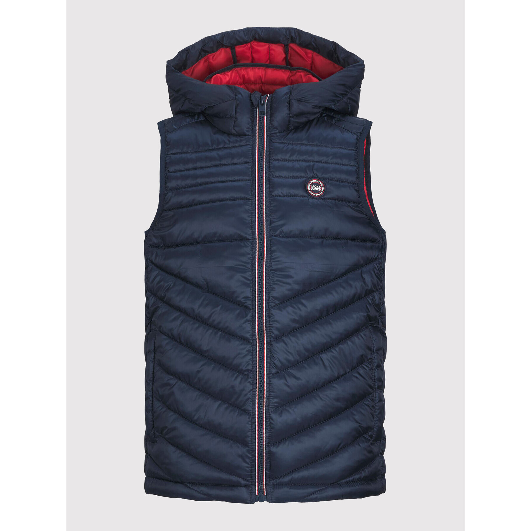 Jack&Jones Junior Елек Hero 12212854 Тъмносин Regular Fit - Pepit.bg