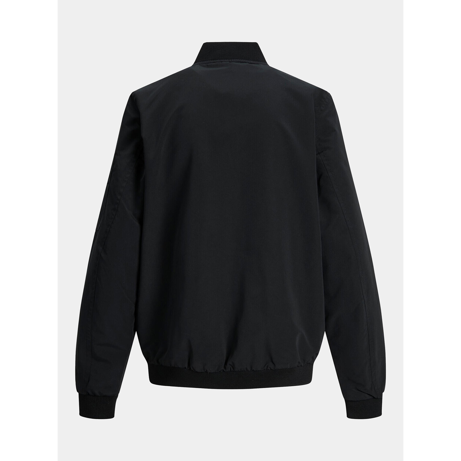 Jack&Jones Junior Яке бомбър Rush 12182385 Черен Regular Fit - Pepit.bg