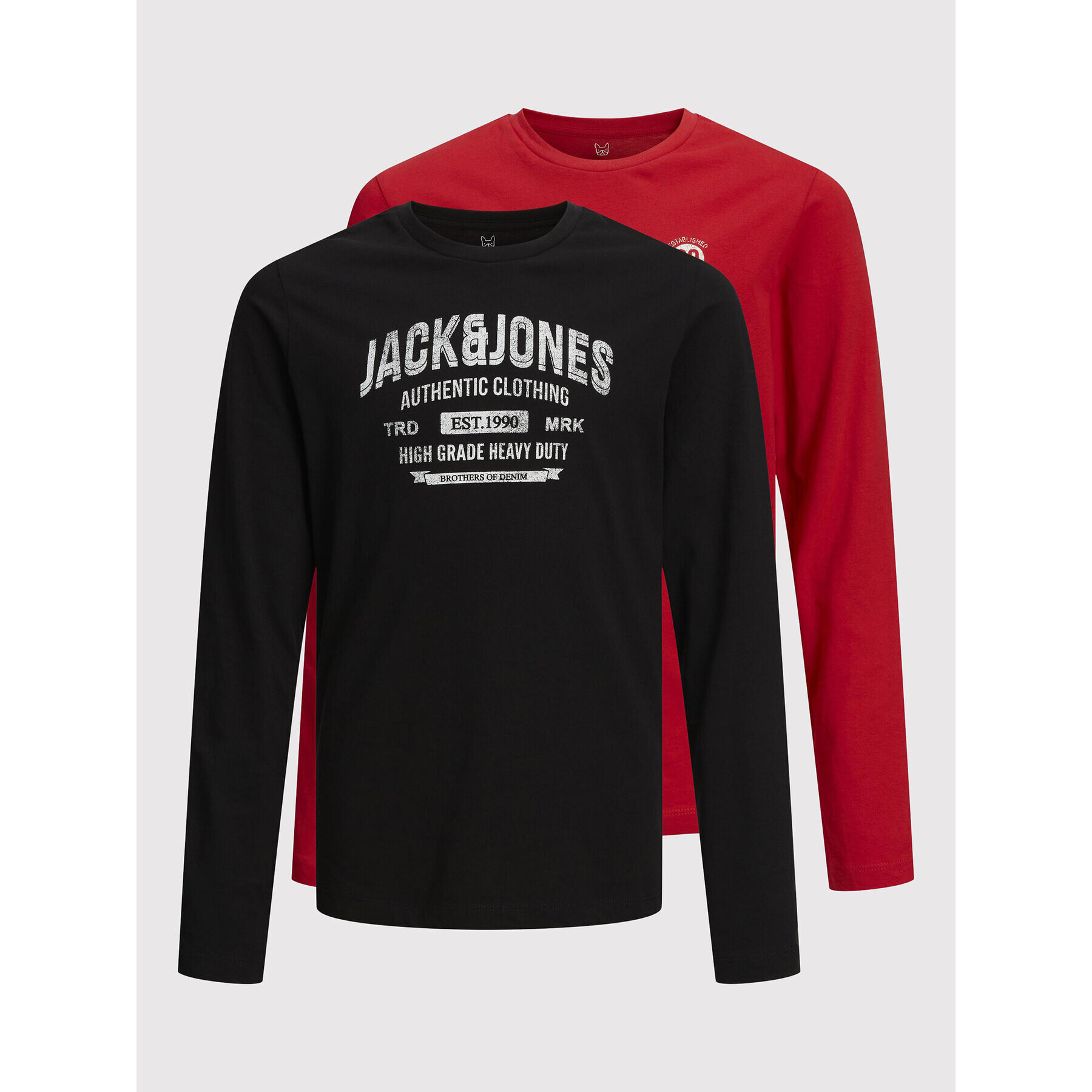 Jack&Jones Junior Комплект 2 блузи Jeans 12222427 Цветен Regular Fit - Pepit.bg