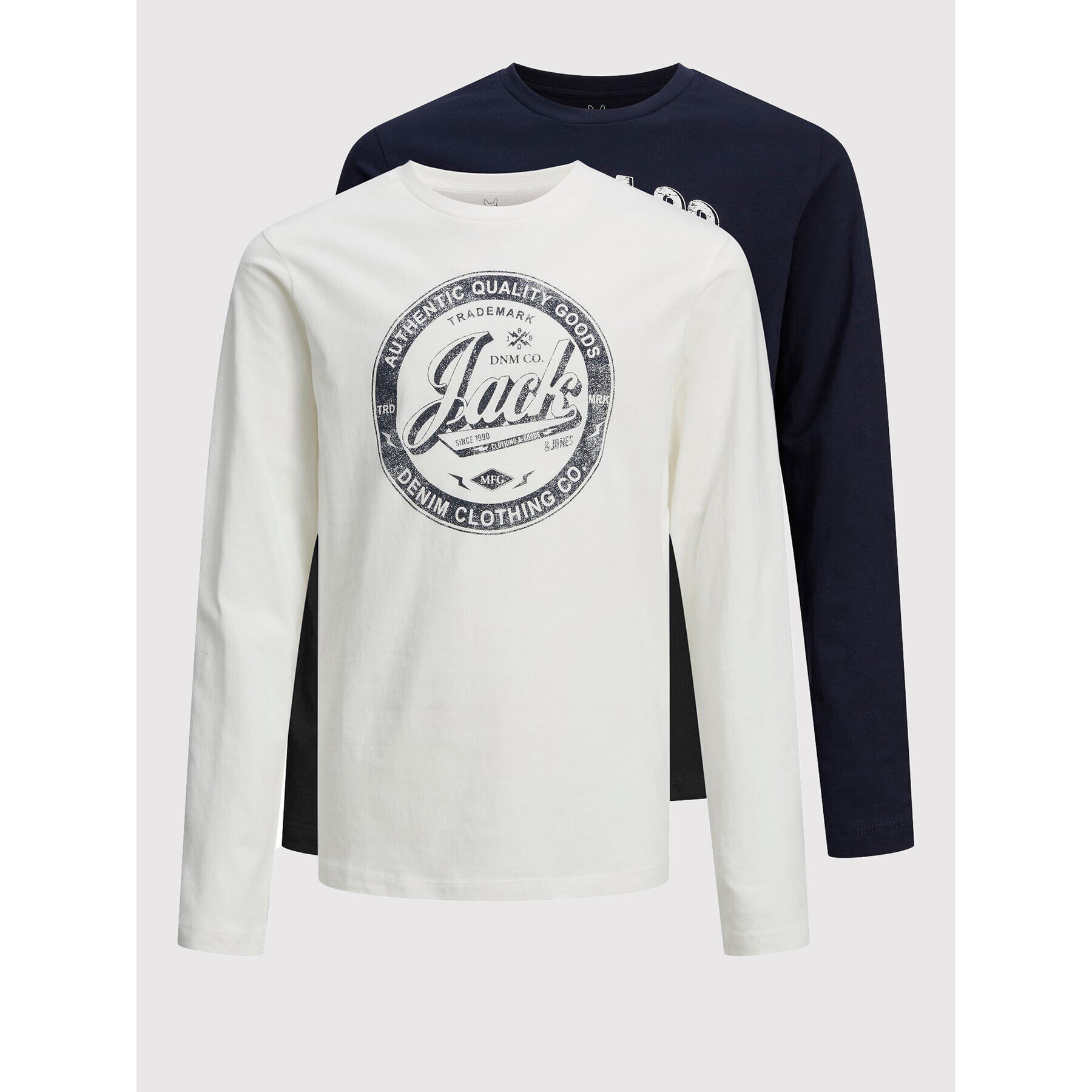 Jack&Jones Junior Комплект 2 блузи Jeans 12222427 Тъмносин Regular Fit - Pepit.bg